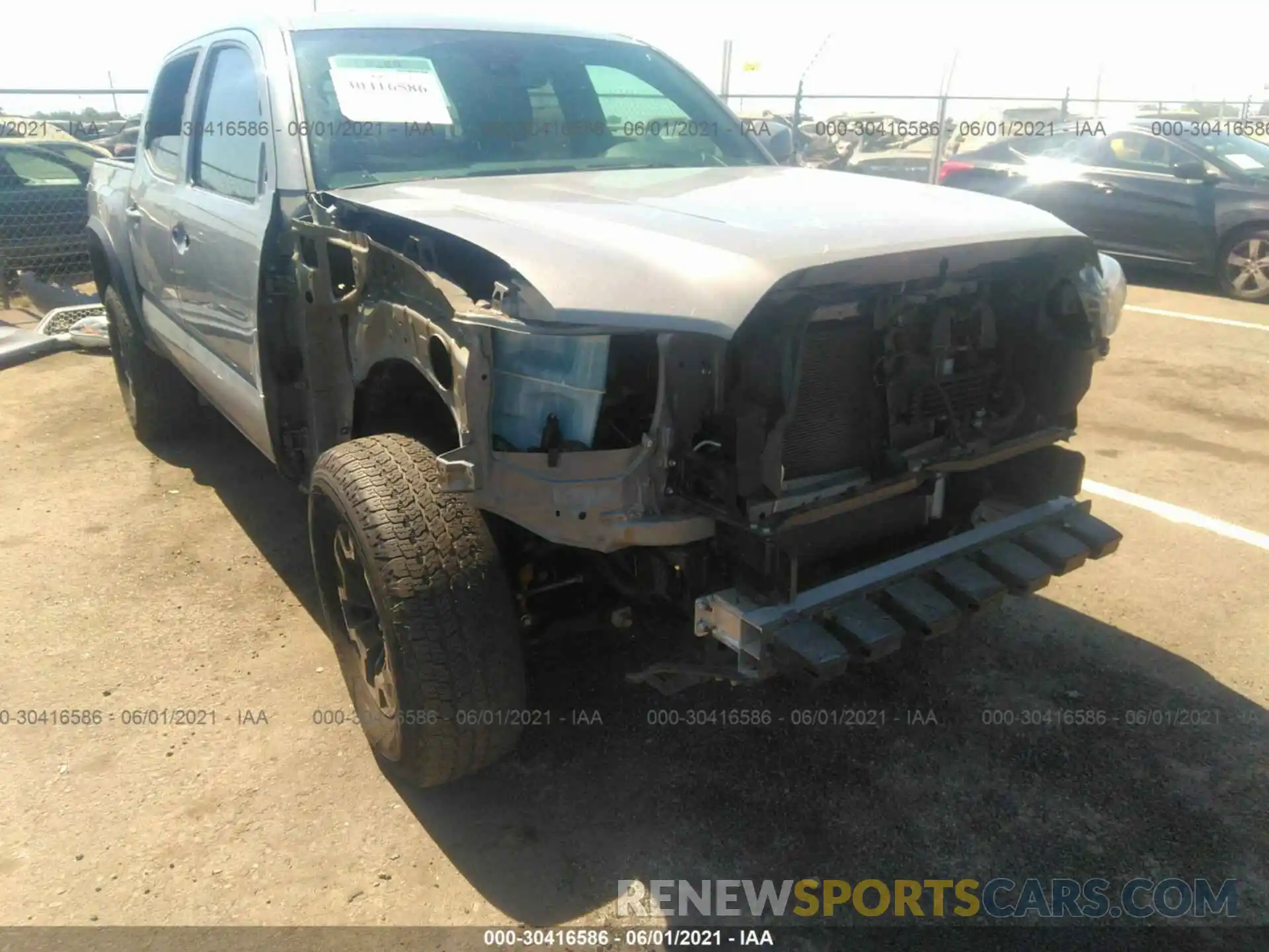 6 Photograph of a damaged car 3TMCZ5AN4KM252375 TOYOTA TACOMA 4WD 2019