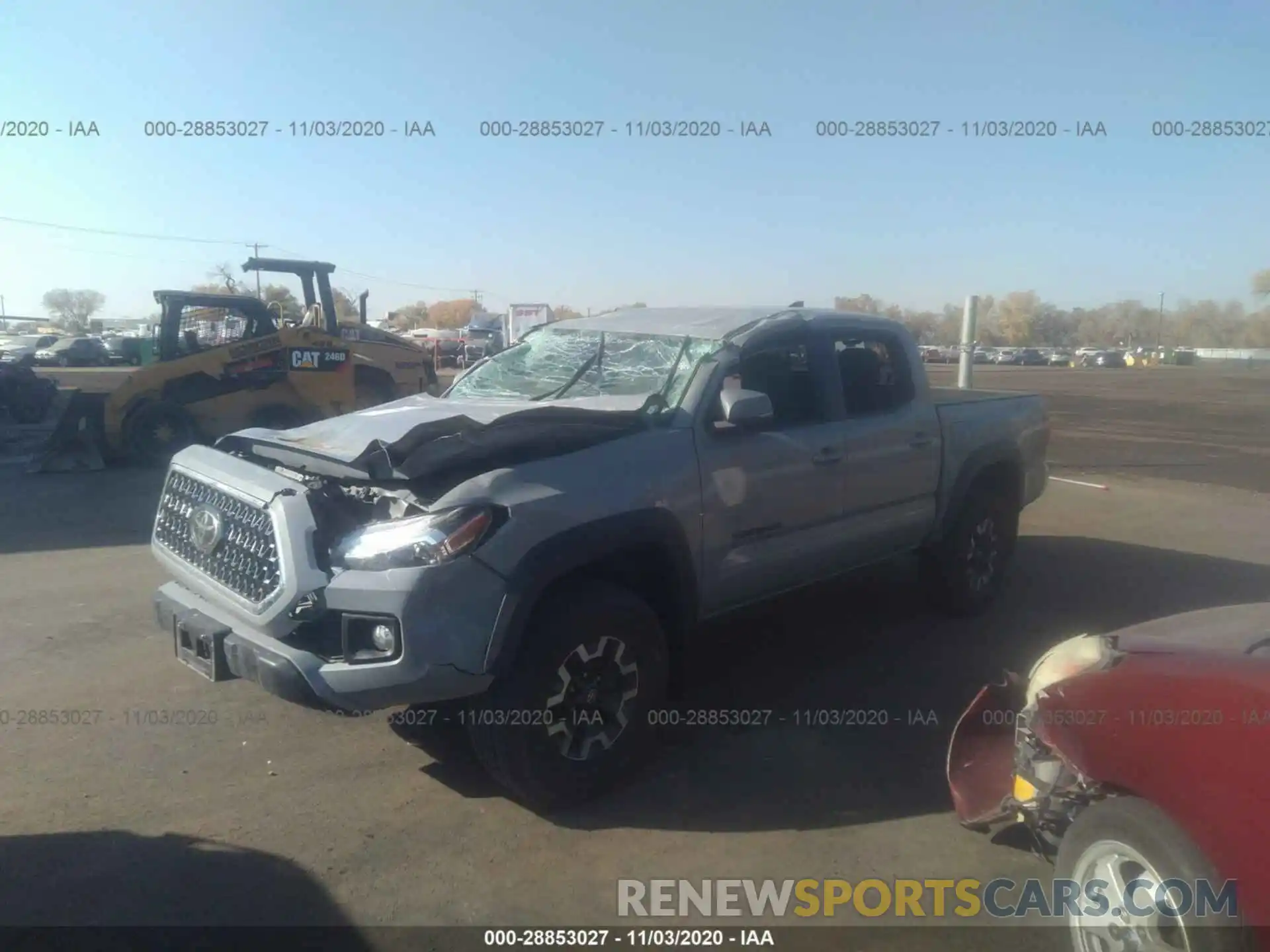 2 Фотография поврежденного автомобиля 3TMCZ5AN4KM263134 TOYOTA TACOMA 4WD 2019