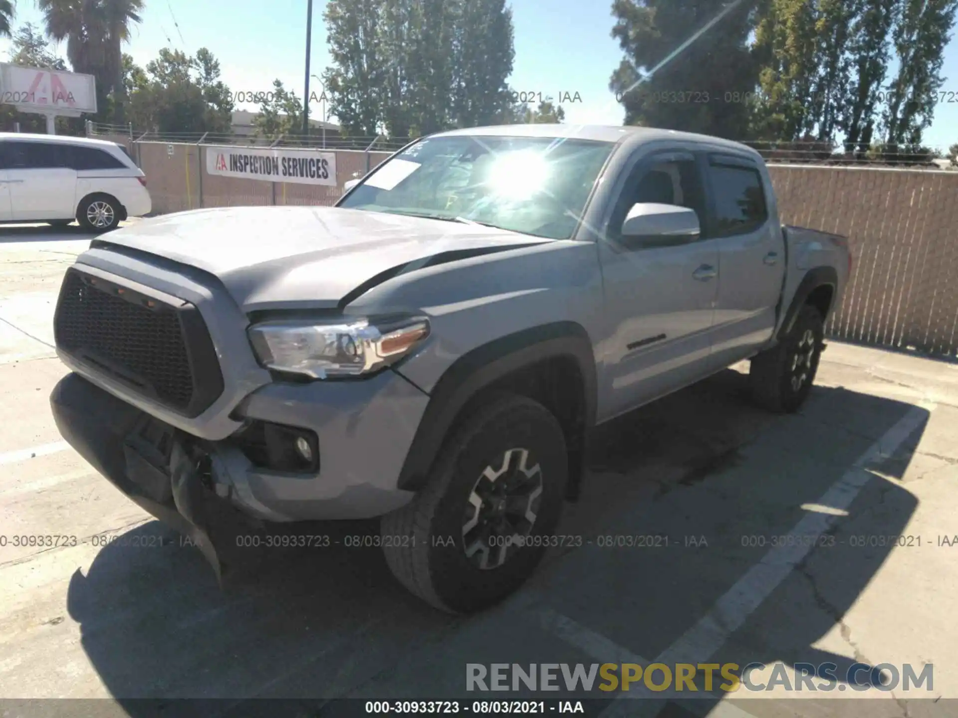 2 Photograph of a damaged car 3TMCZ5AN4KM268978 TOYOTA TACOMA 4WD 2019