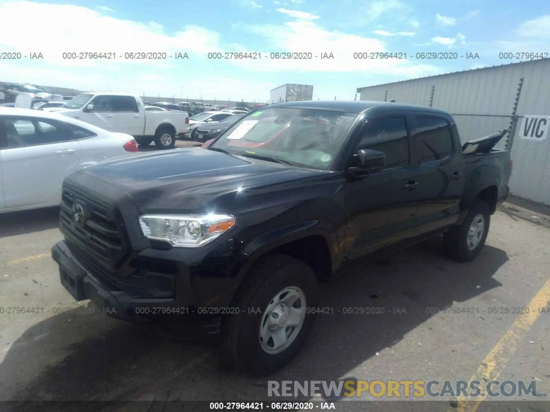 2 Photograph of a damaged car 3TMCZ5AN4KM276319 TOYOTA TACOMA 4WD 2019