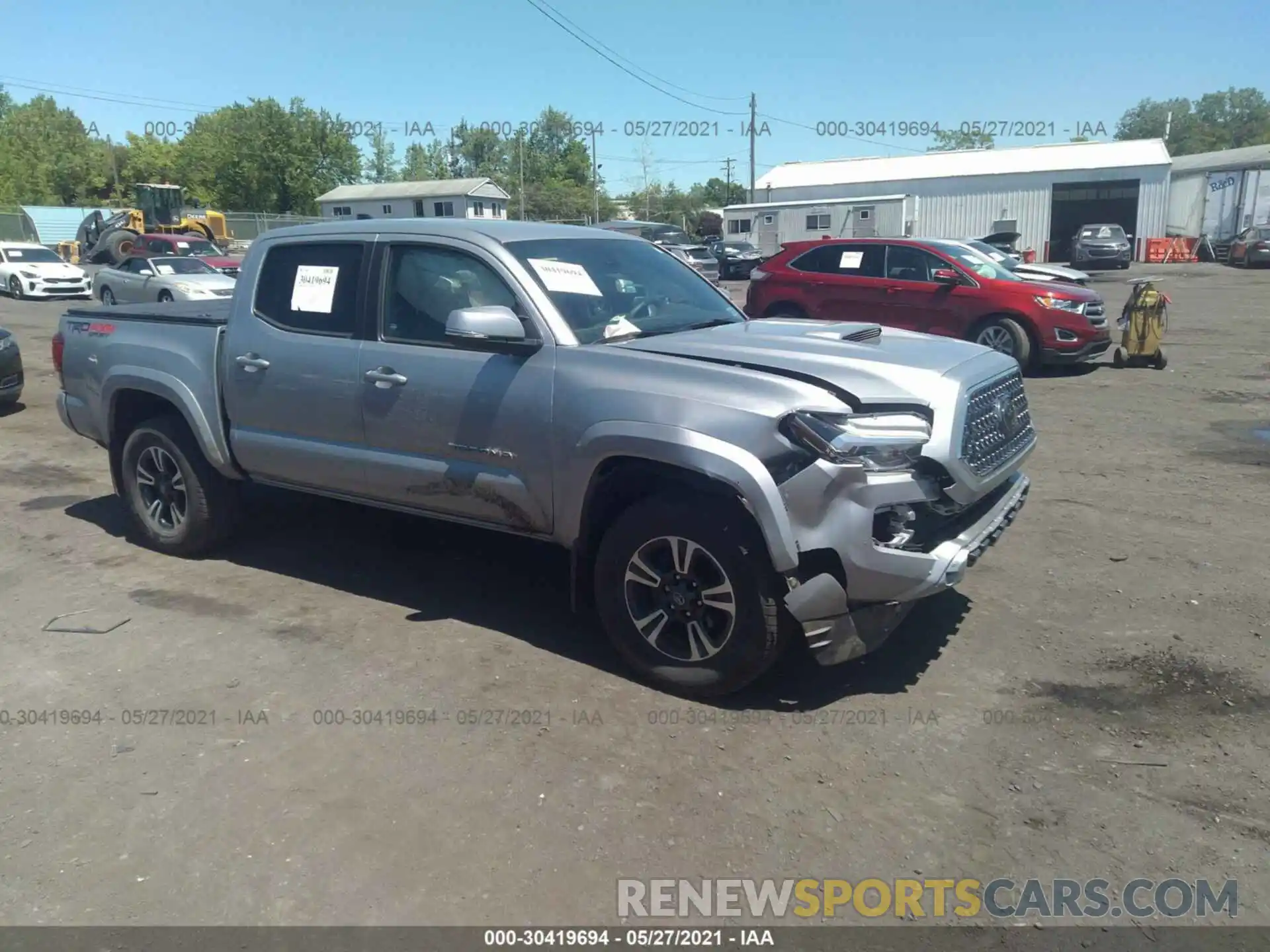 1 Photograph of a damaged car 3TMCZ5AN4KM277244 TOYOTA TACOMA 4WD 2019