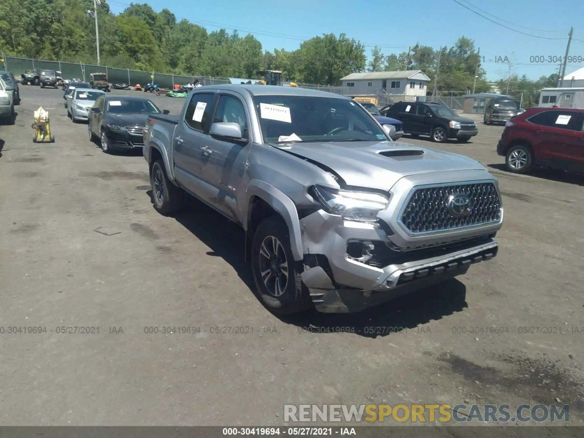 6 Photograph of a damaged car 3TMCZ5AN4KM277244 TOYOTA TACOMA 4WD 2019