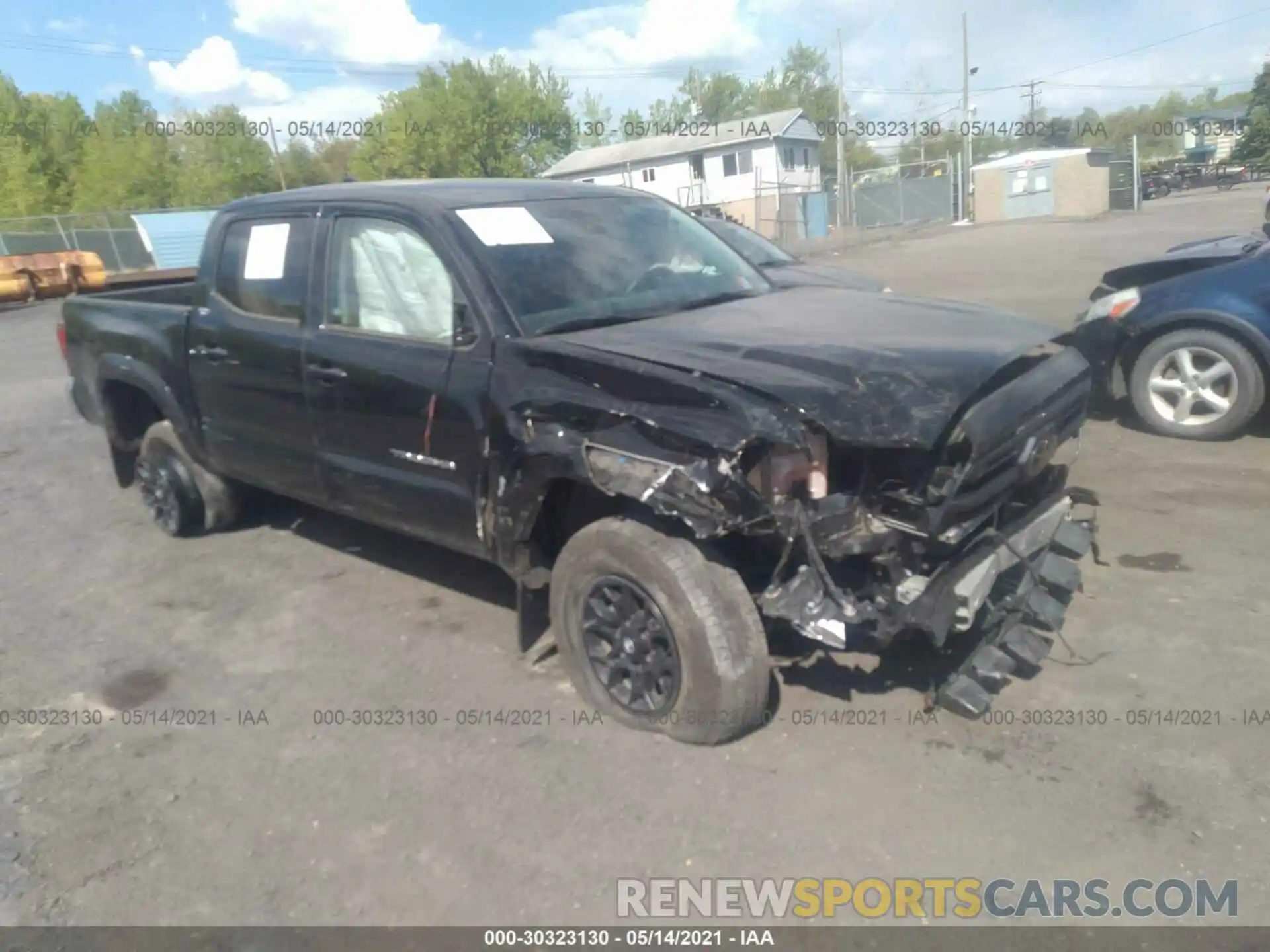 1 Photograph of a damaged car 3TMCZ5AN4KM279463 TOYOTA TACOMA 4WD 2019