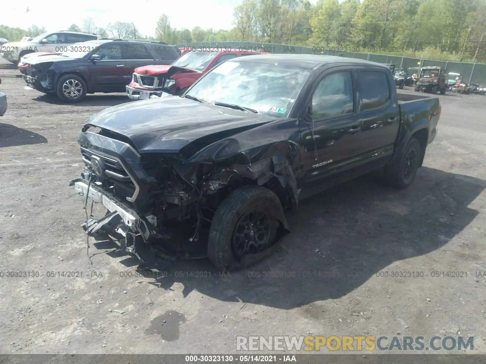 2 Photograph of a damaged car 3TMCZ5AN4KM279463 TOYOTA TACOMA 4WD 2019