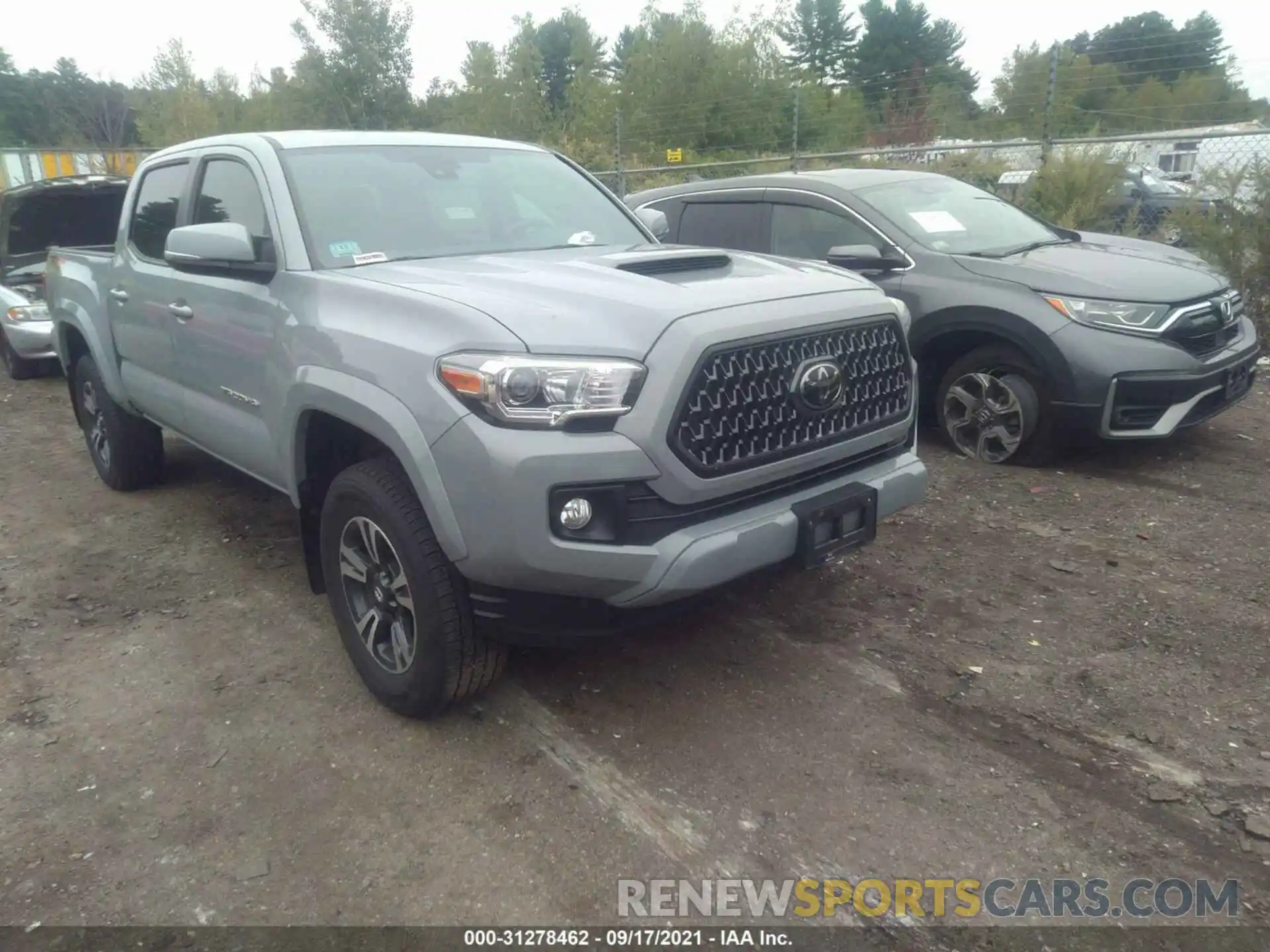 1 Photograph of a damaged car 3TMCZ5AN4KM281858 TOYOTA TACOMA 4WD 2019