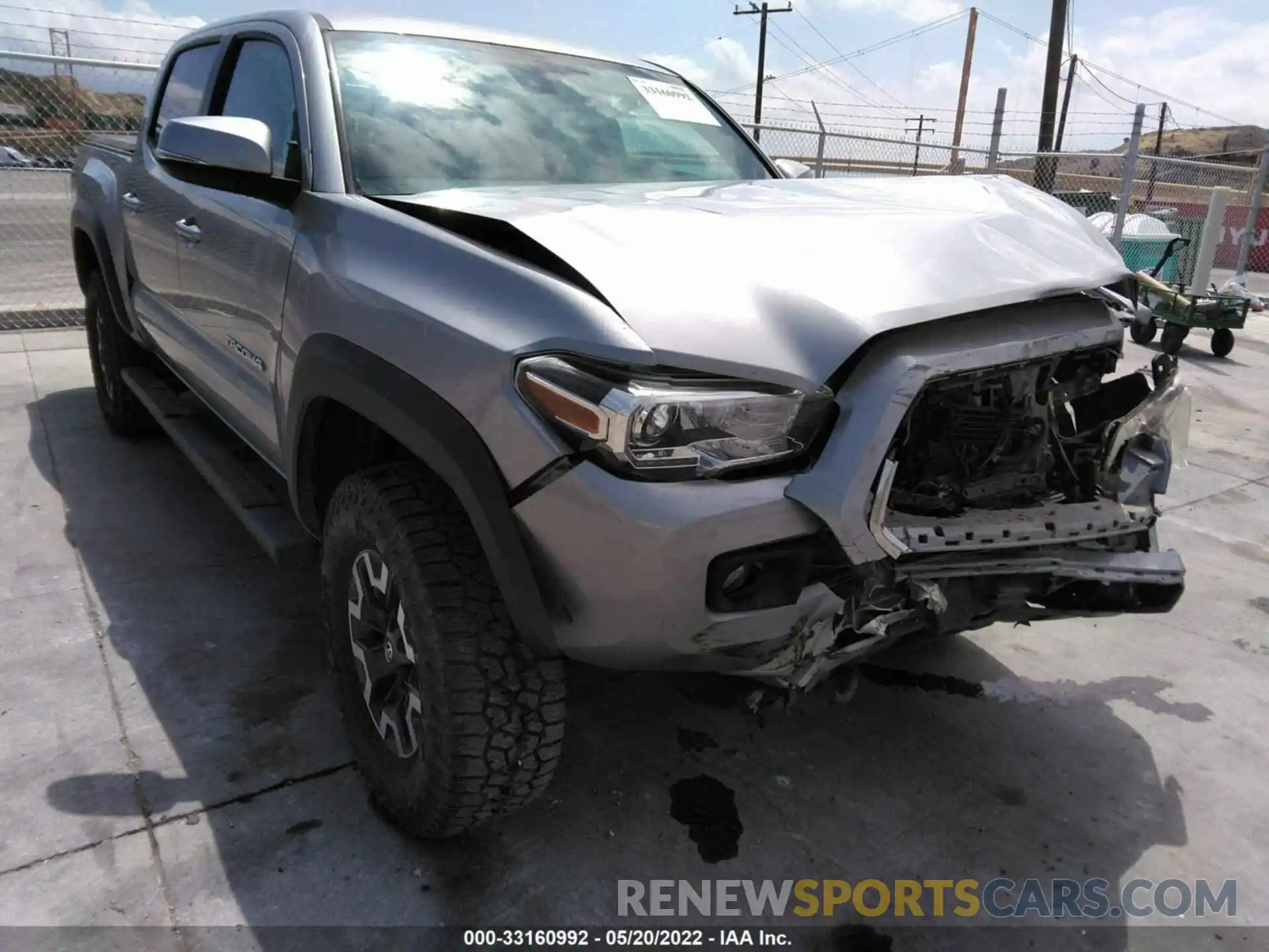 6 Фотография поврежденного автомобиля 3TMCZ5AN5KM193241 TOYOTA TACOMA 4WD 2019