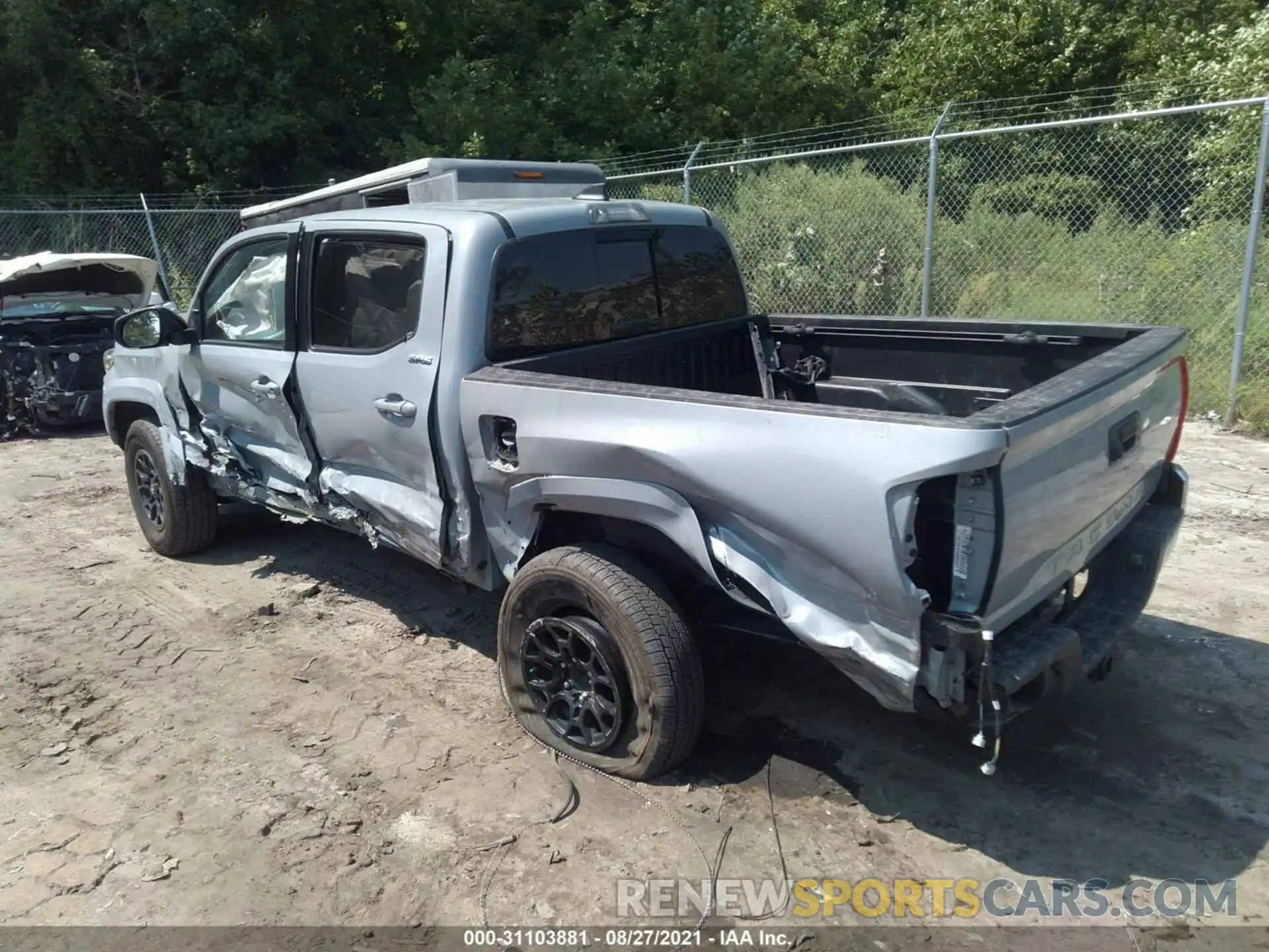 3 Photograph of a damaged car 3TMCZ5AN5KM195930 TOYOTA TACOMA 4WD 2019