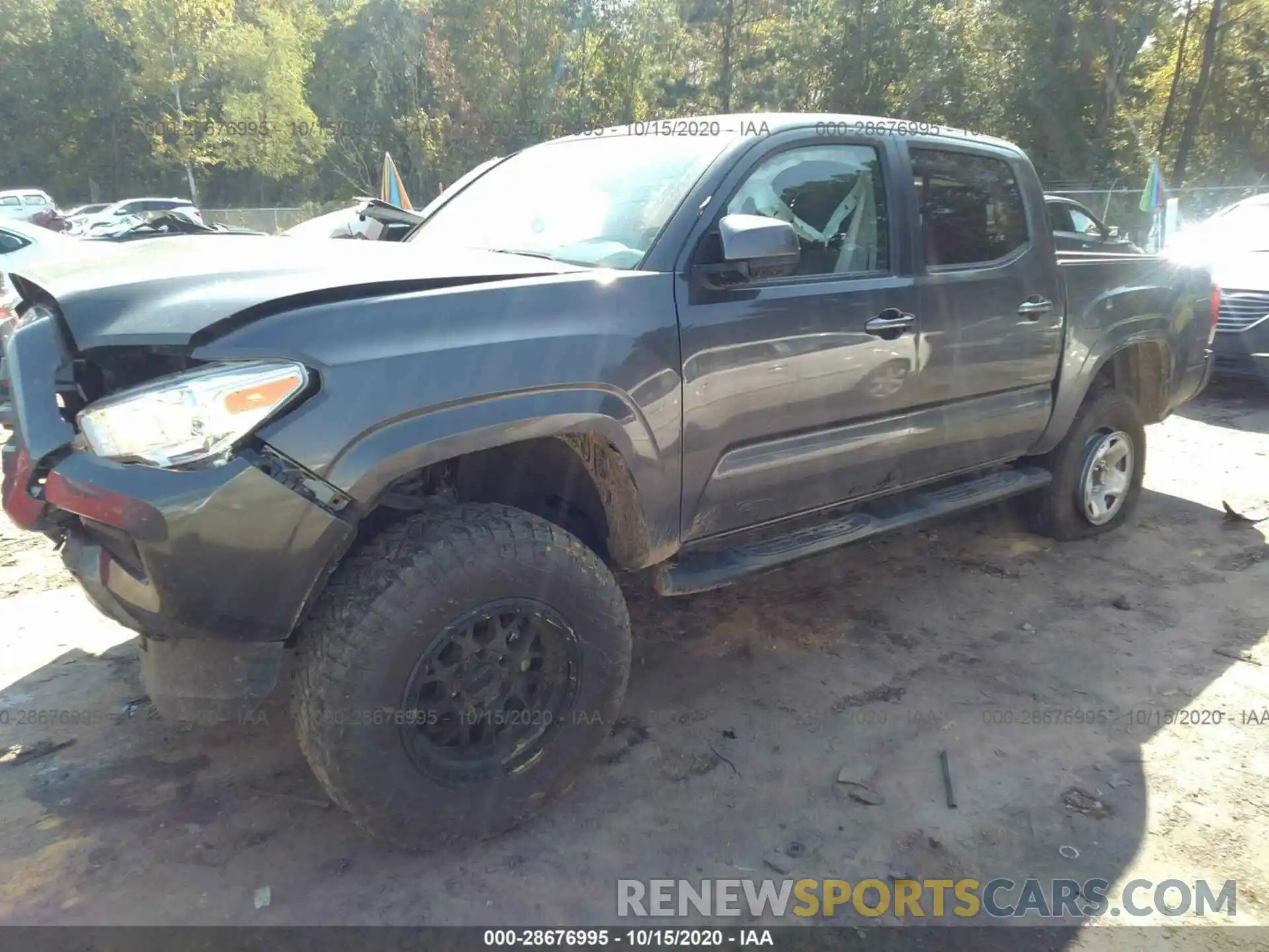 2 Фотография поврежденного автомобиля 3TMCZ5AN5KM203329 TOYOTA TACOMA 4WD 2019