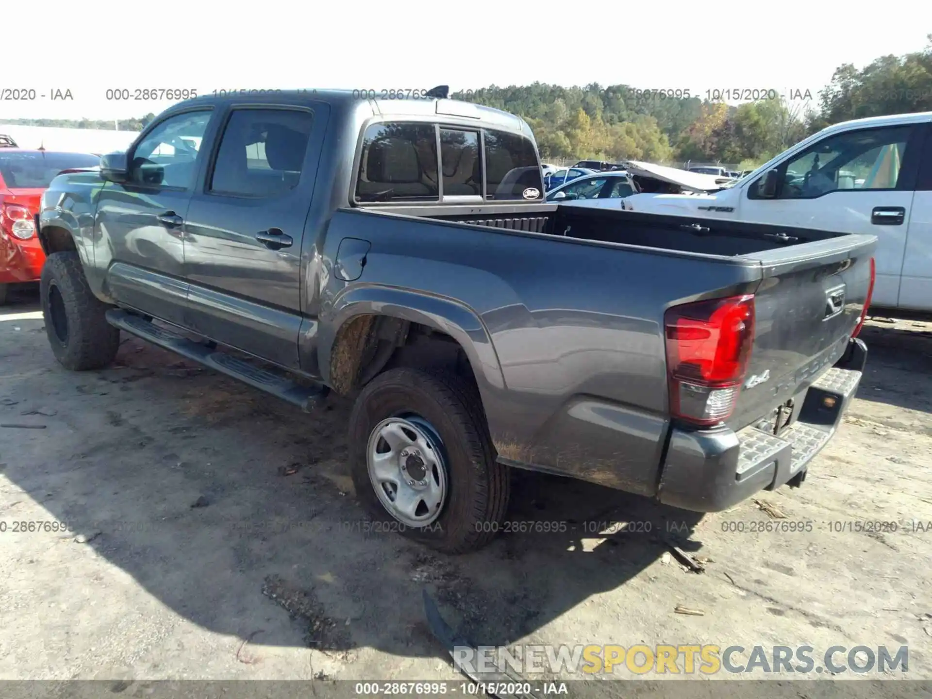 3 Photograph of a damaged car 3TMCZ5AN5KM203329 TOYOTA TACOMA 4WD 2019