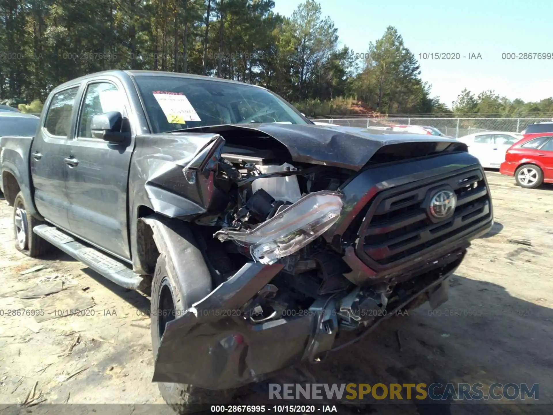 6 Photograph of a damaged car 3TMCZ5AN5KM203329 TOYOTA TACOMA 4WD 2019