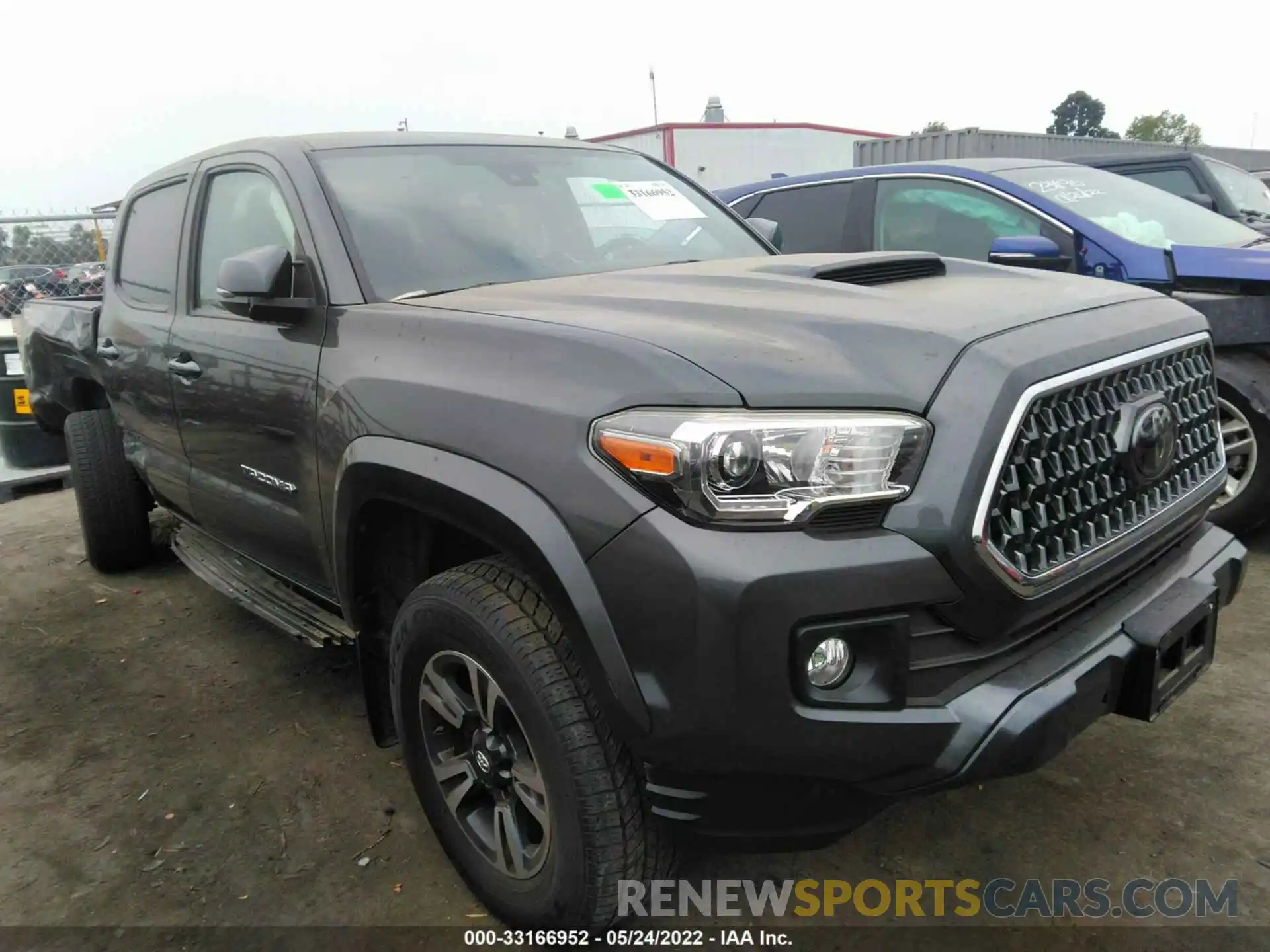 1 Photograph of a damaged car 3TMCZ5AN5KM206246 TOYOTA TACOMA 4WD 2019