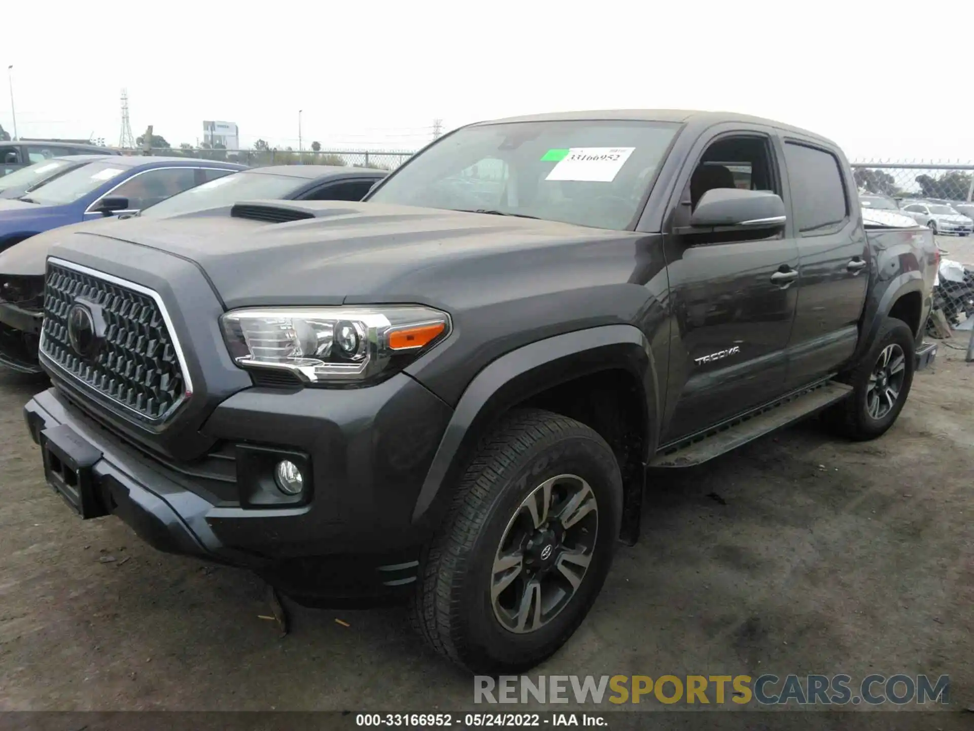 2 Photograph of a damaged car 3TMCZ5AN5KM206246 TOYOTA TACOMA 4WD 2019