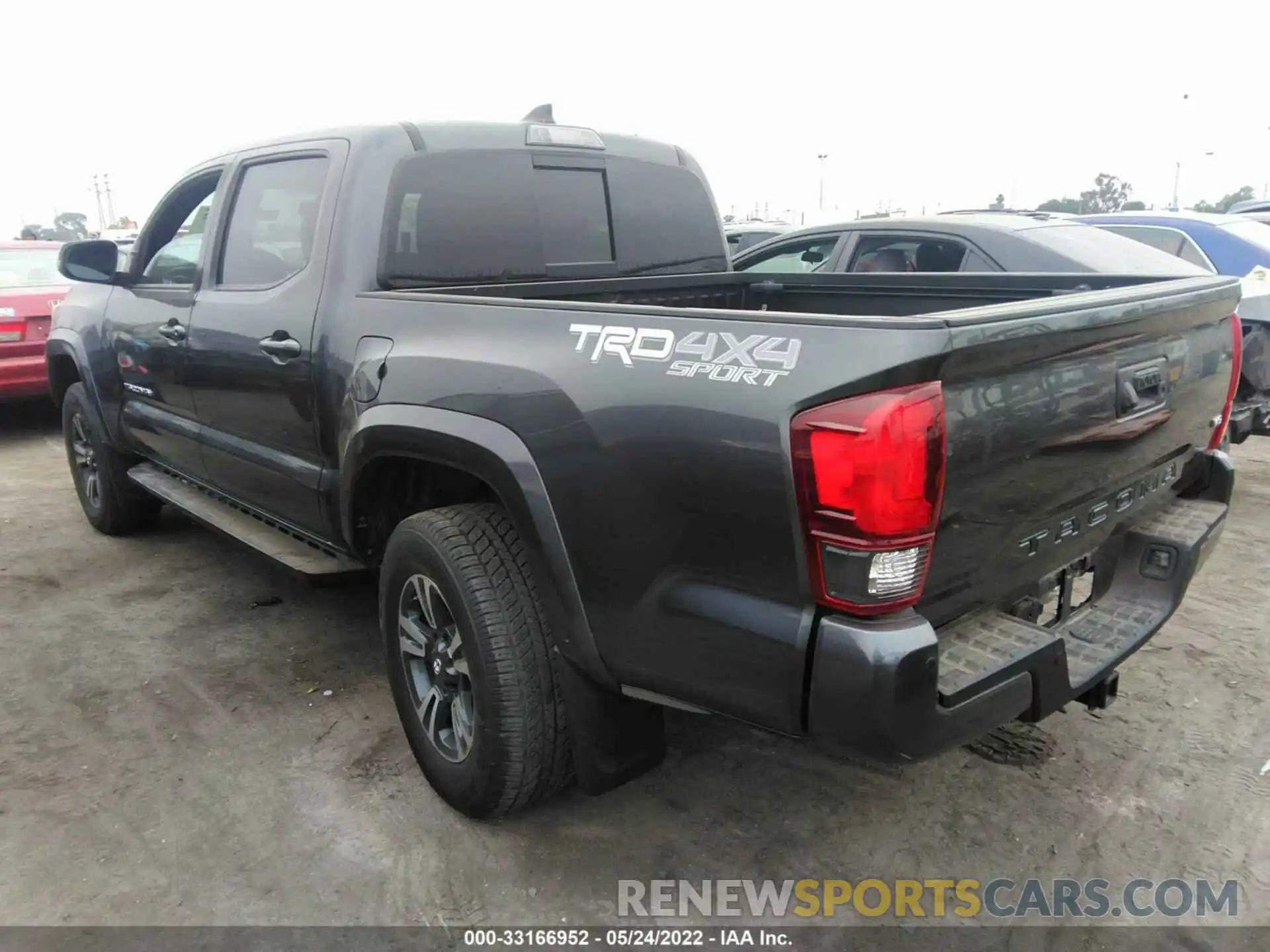 3 Photograph of a damaged car 3TMCZ5AN5KM206246 TOYOTA TACOMA 4WD 2019