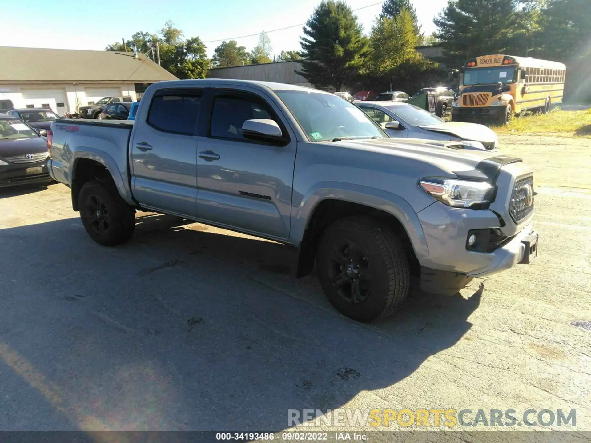 1 Photograph of a damaged car 3TMCZ5AN5KM209826 TOYOTA TACOMA 4WD 2019