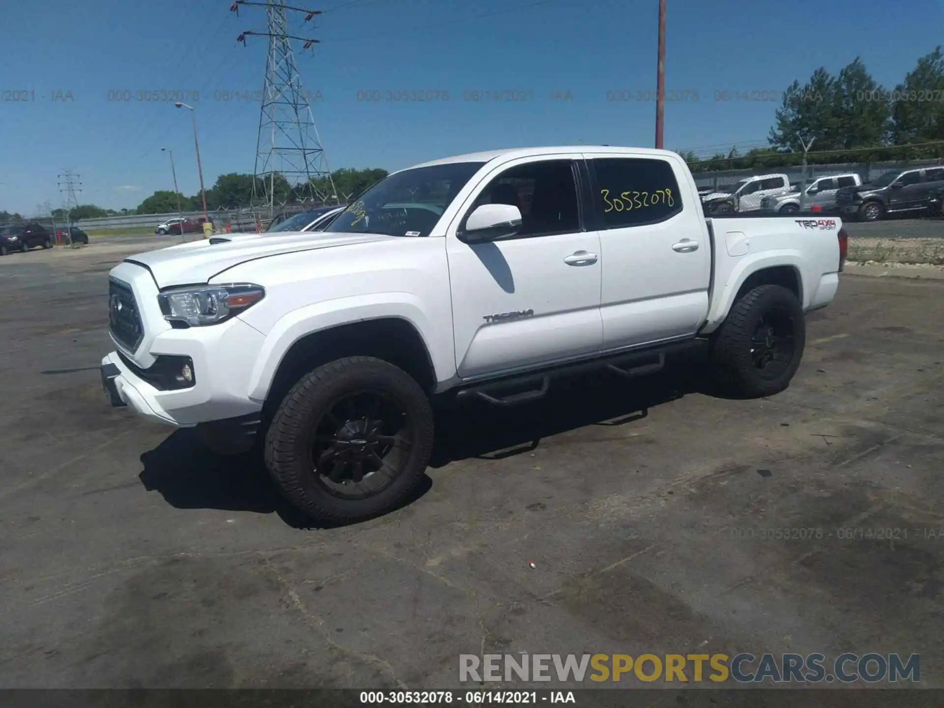 2 Photograph of a damaged car 3TMCZ5AN5KM215030 TOYOTA TACOMA 4WD 2019