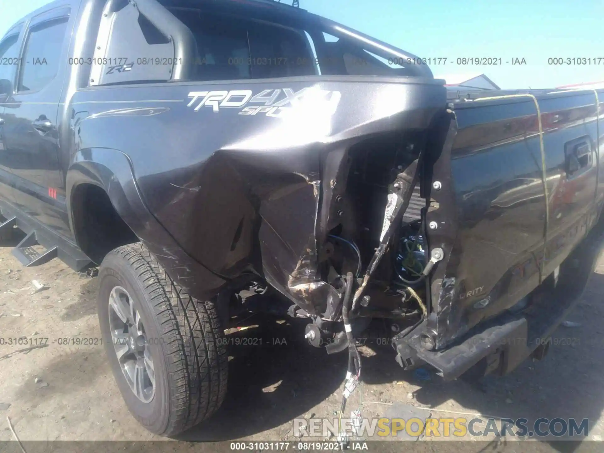 6 Photograph of a damaged car 3TMCZ5AN5KM215769 TOYOTA TACOMA 4WD 2019