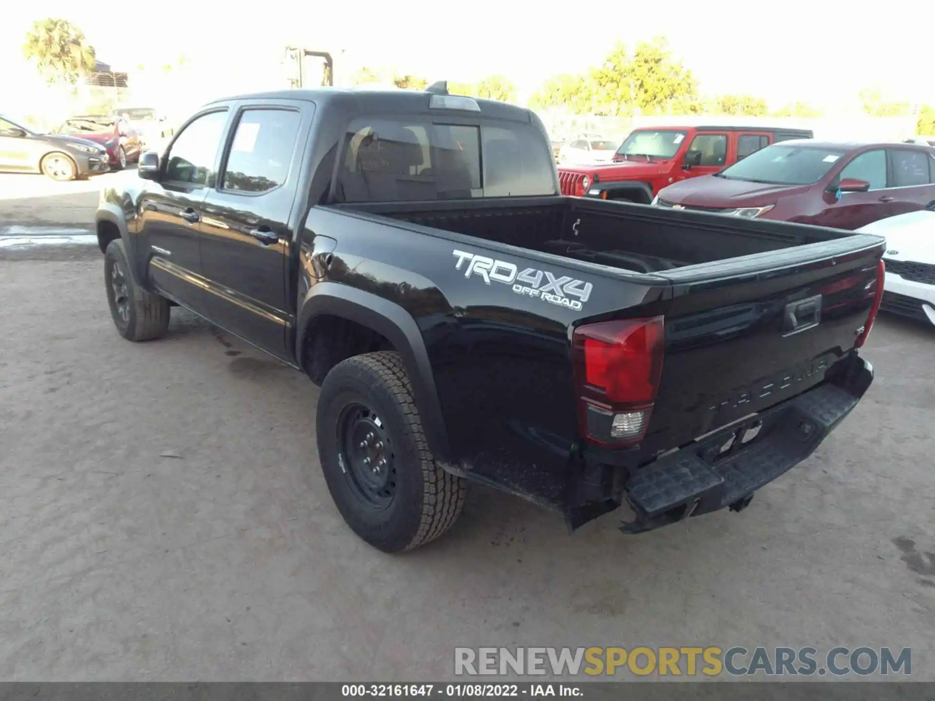 3 Photograph of a damaged car 3TMCZ5AN5KM223029 TOYOTA TACOMA 4WD 2019