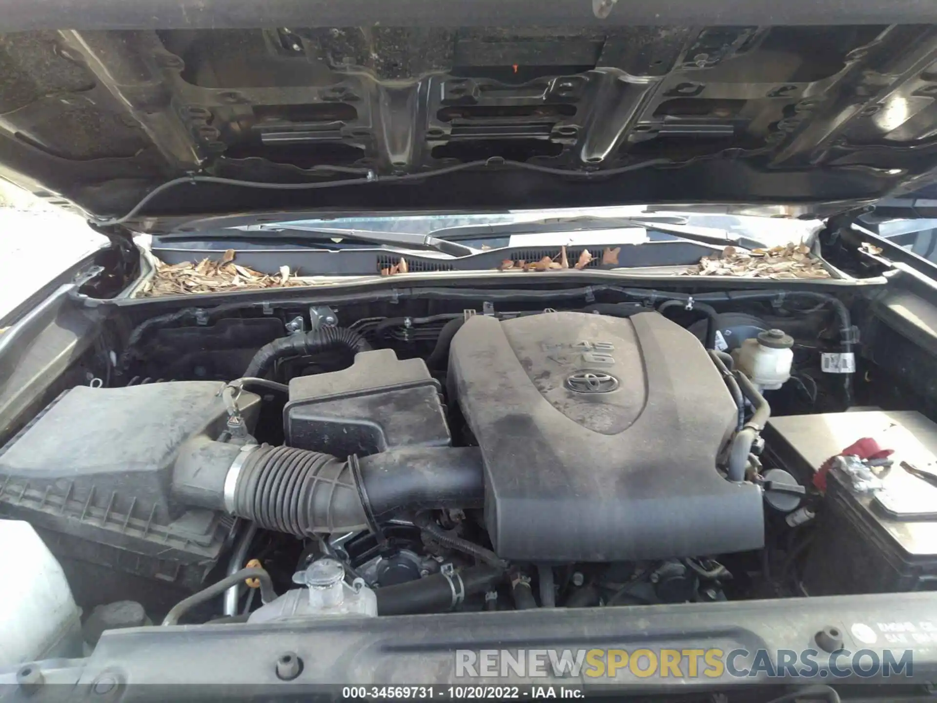 10 Photograph of a damaged car 3TMCZ5AN5KM224228 TOYOTA TACOMA 4WD 2019