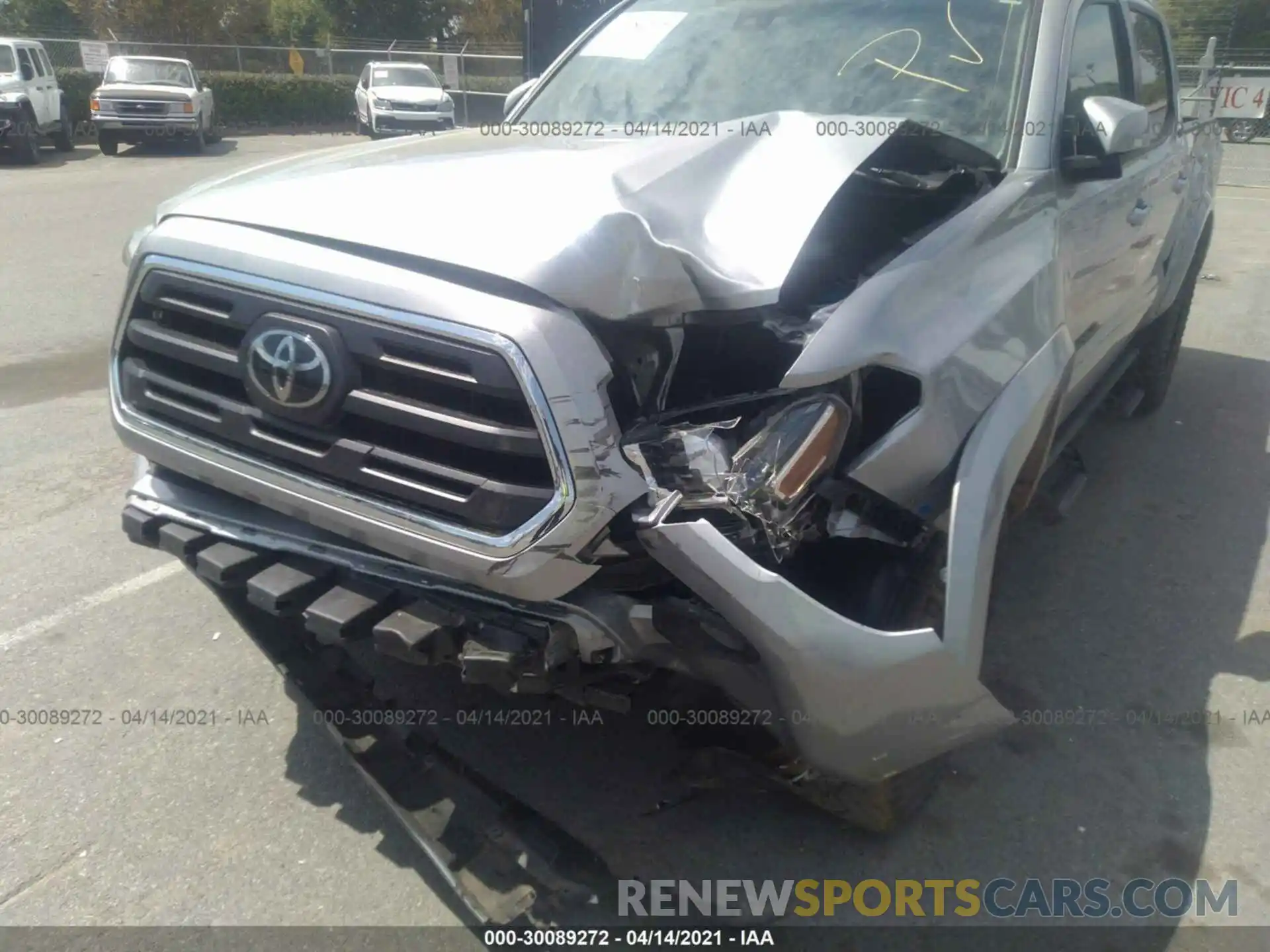 6 Photograph of a damaged car 3TMCZ5AN5KM224570 TOYOTA TACOMA 4WD 2019