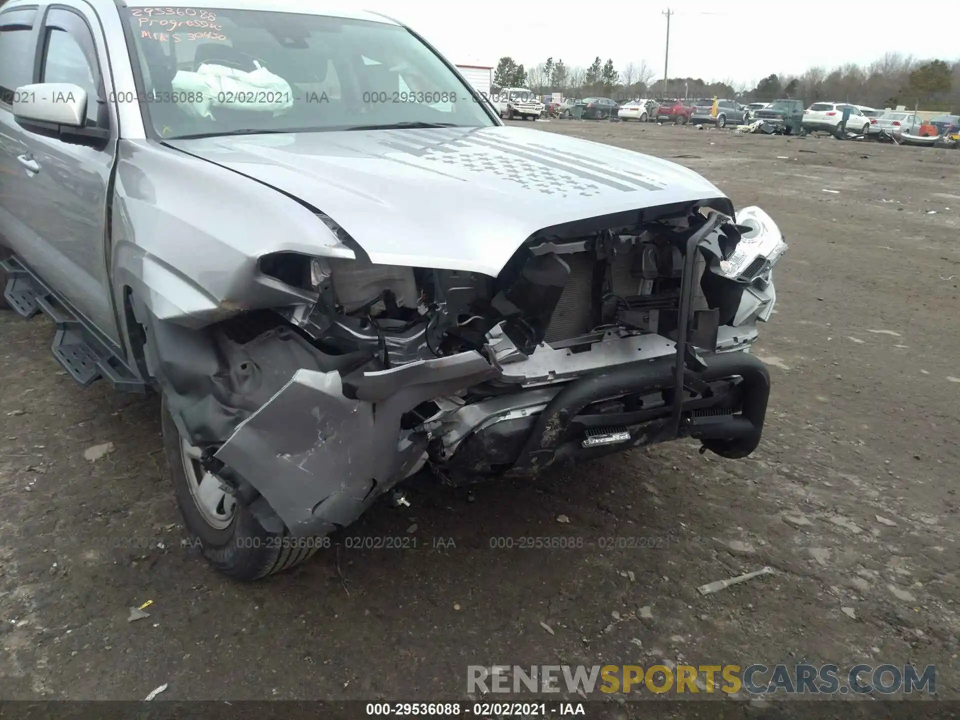 6 Photograph of a damaged car 3TMCZ5AN5KM227744 TOYOTA TACOMA 4WD 2019