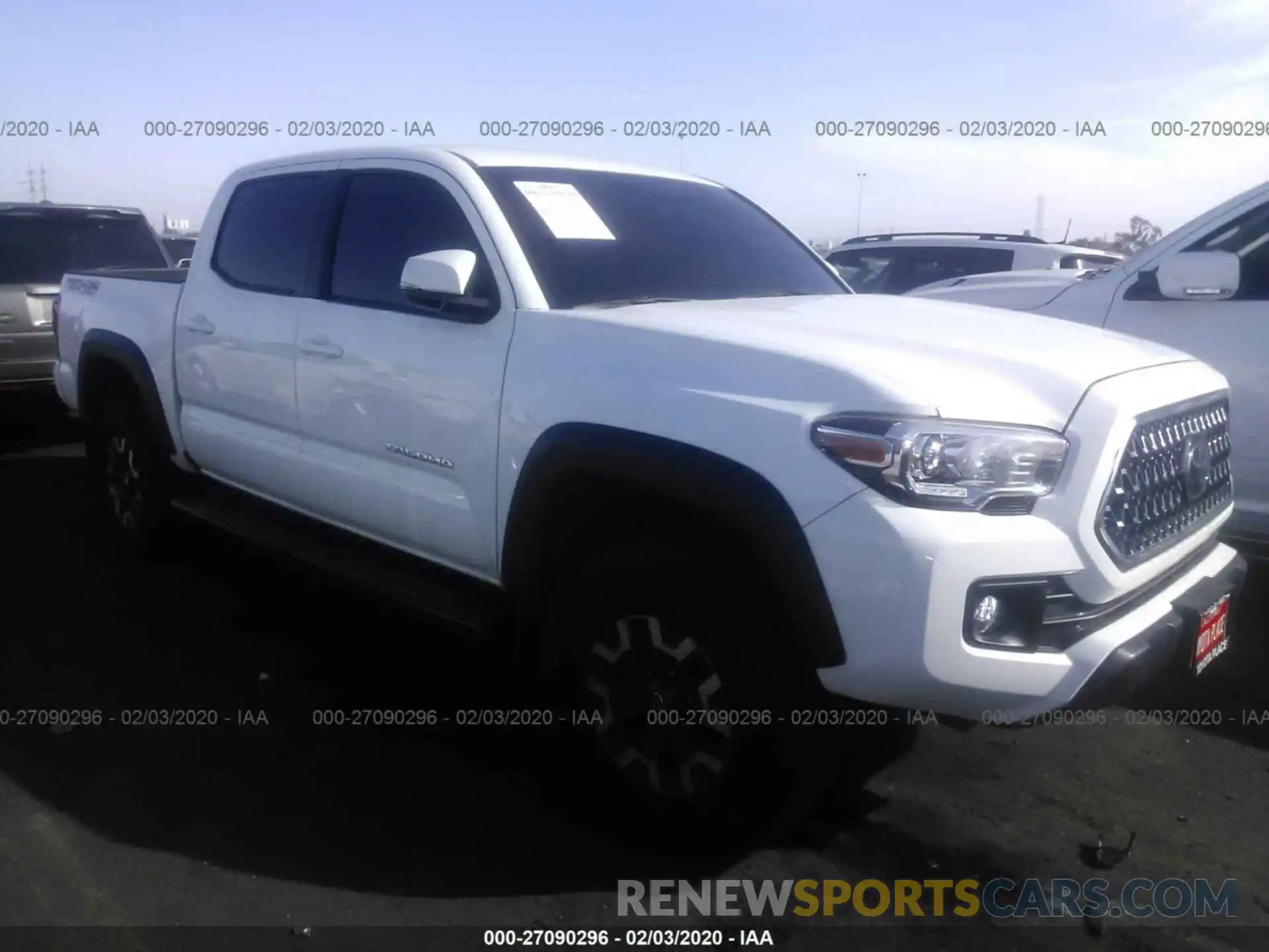 1 Photograph of a damaged car 3TMCZ5AN5KM230028 TOYOTA TACOMA 4WD 2019