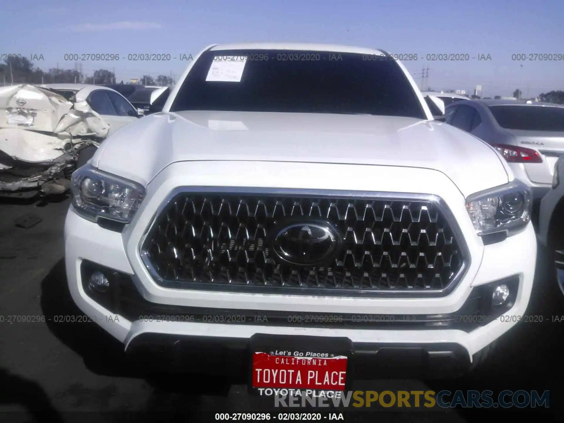 6 Photograph of a damaged car 3TMCZ5AN5KM230028 TOYOTA TACOMA 4WD 2019