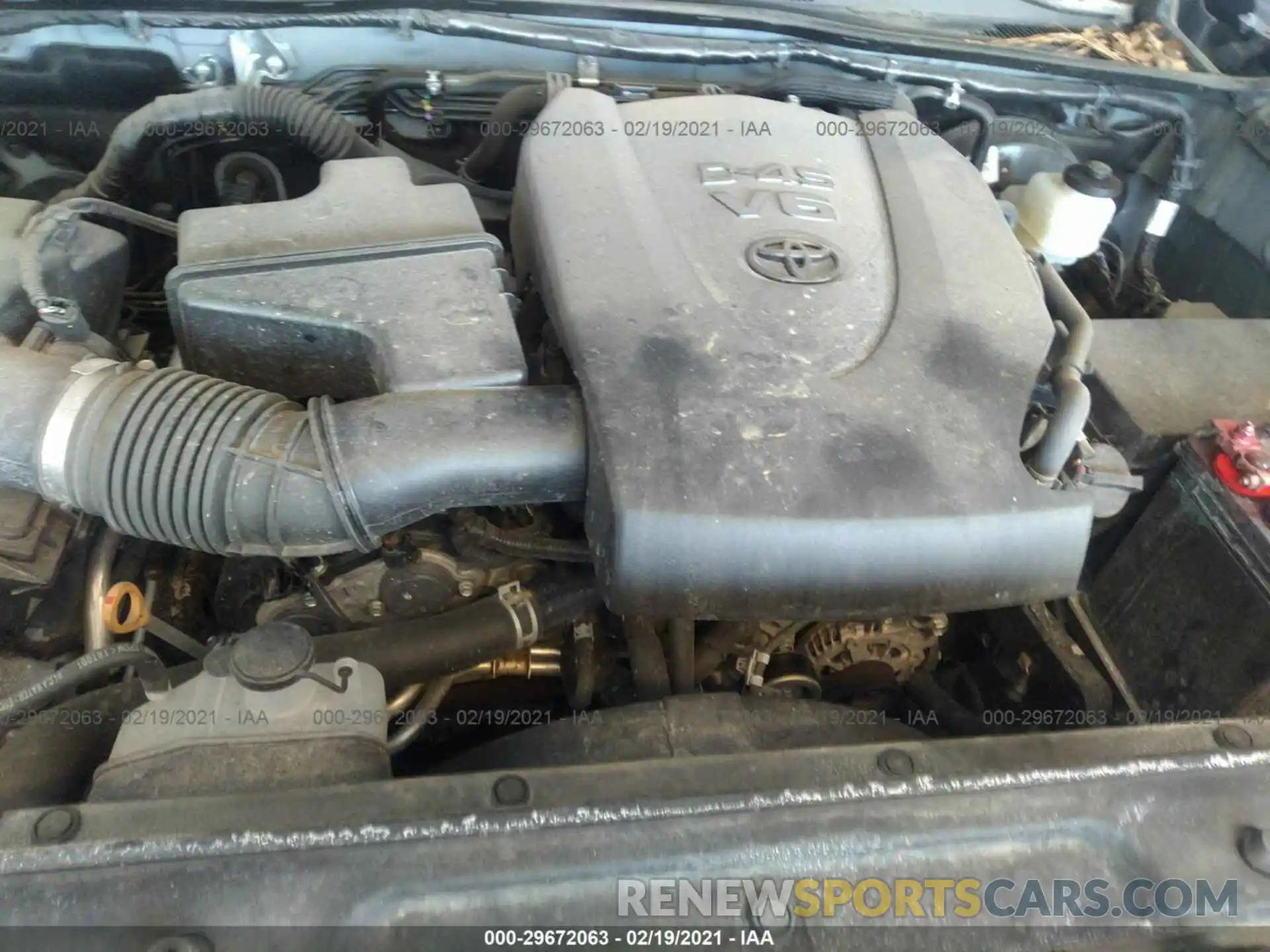 10 Photograph of a damaged car 3TMCZ5AN5KM230921 TOYOTA TACOMA 4WD 2019