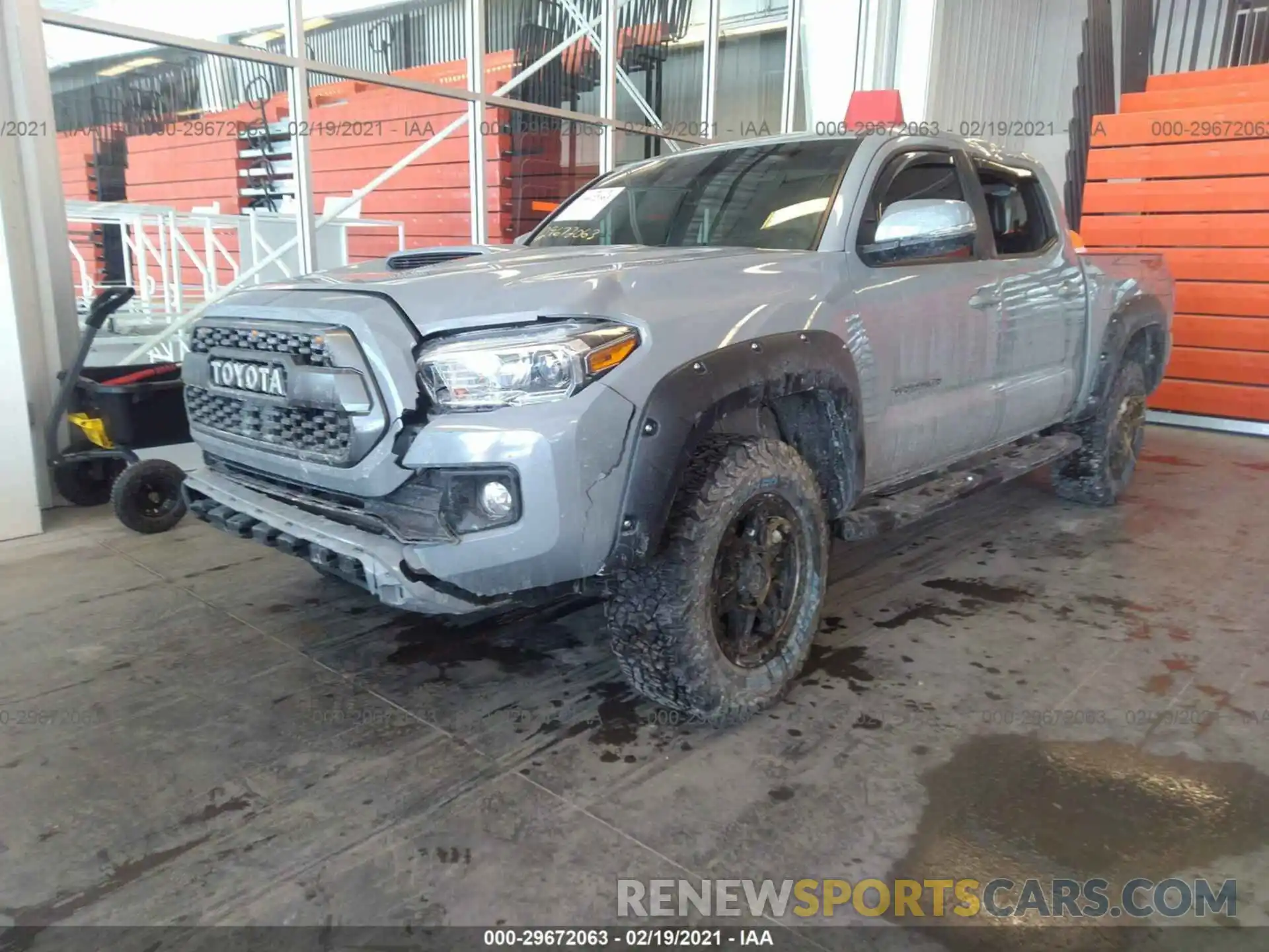 2 Фотография поврежденного автомобиля 3TMCZ5AN5KM230921 TOYOTA TACOMA 4WD 2019