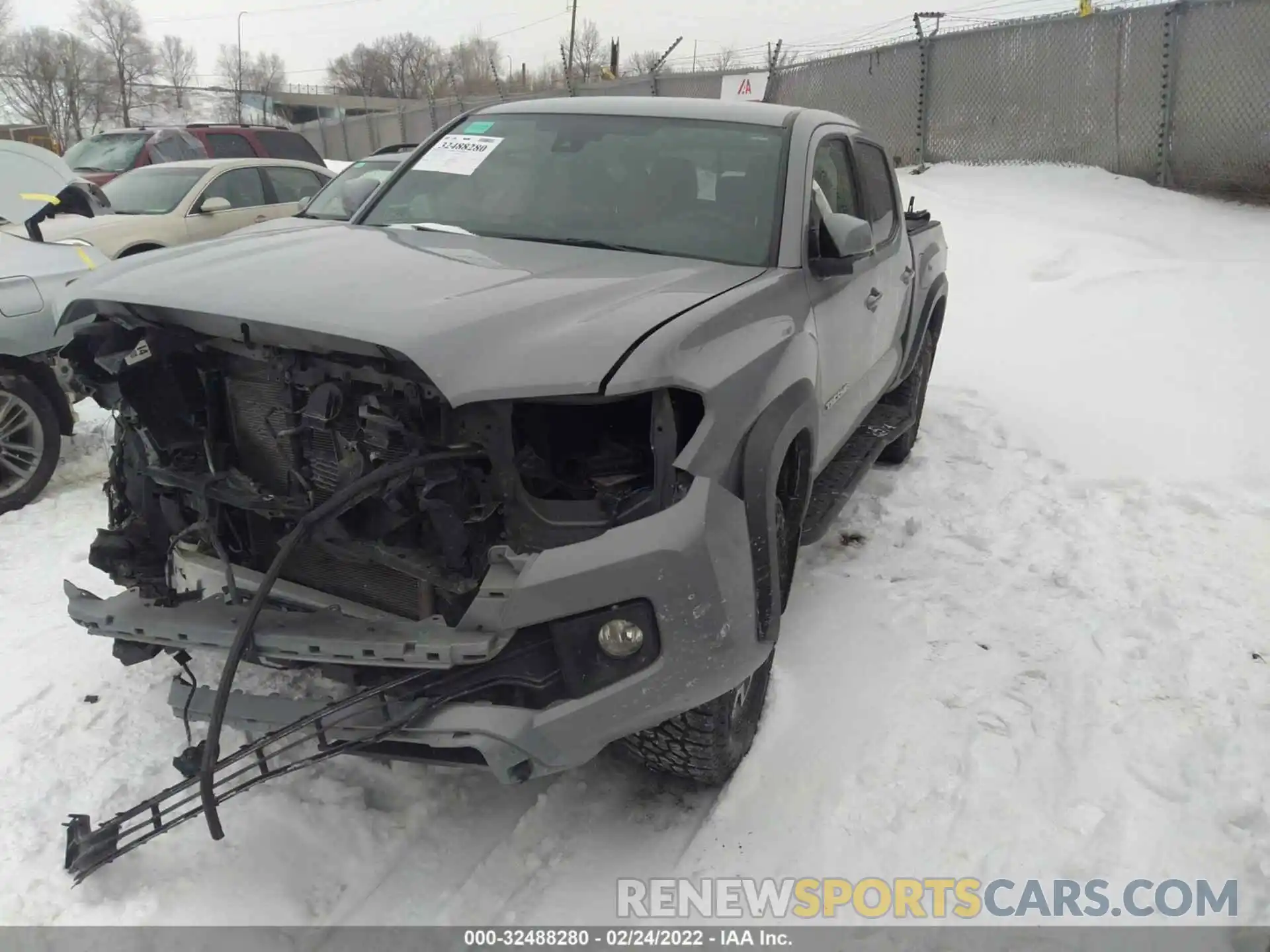 2 Photograph of a damaged car 3TMCZ5AN5KM231602 TOYOTA TACOMA 4WD 2019