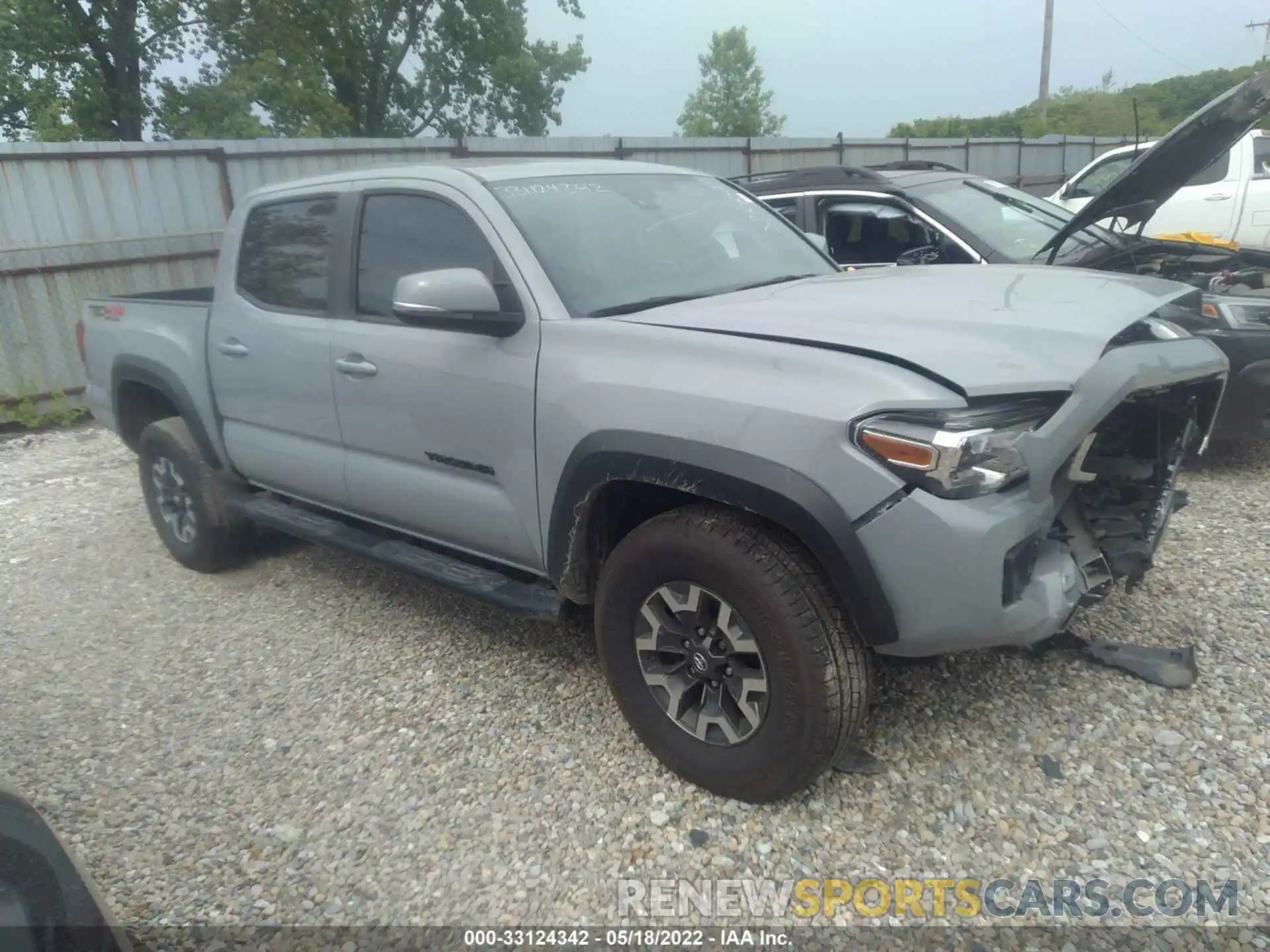 1 Photograph of a damaged car 3TMCZ5AN5KM236623 TOYOTA TACOMA 4WD 2019