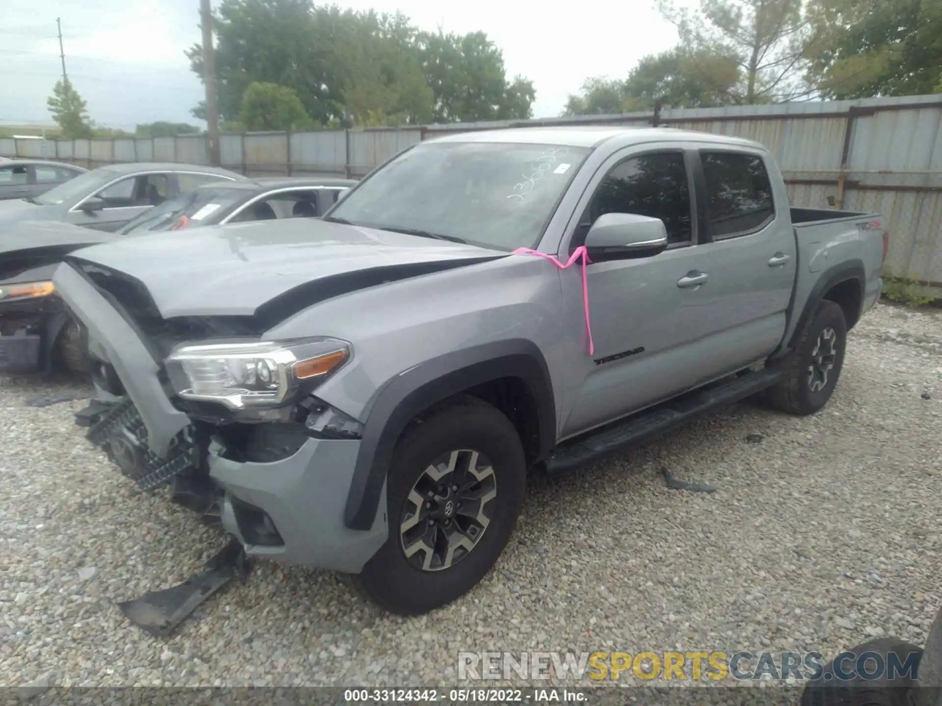 2 Photograph of a damaged car 3TMCZ5AN5KM236623 TOYOTA TACOMA 4WD 2019