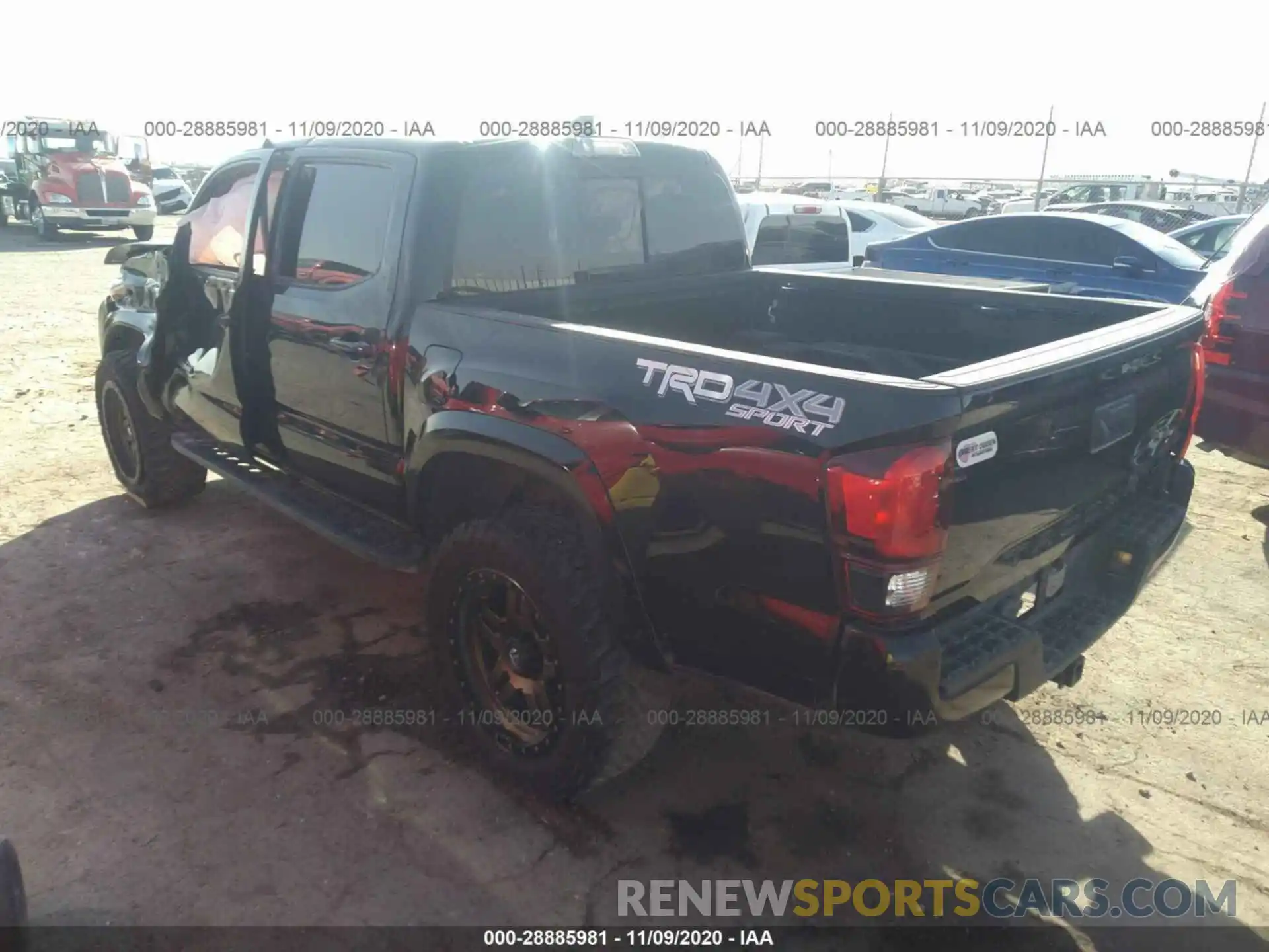 3 Photograph of a damaged car 3TMCZ5AN5KM237092 TOYOTA TACOMA 4WD 2019