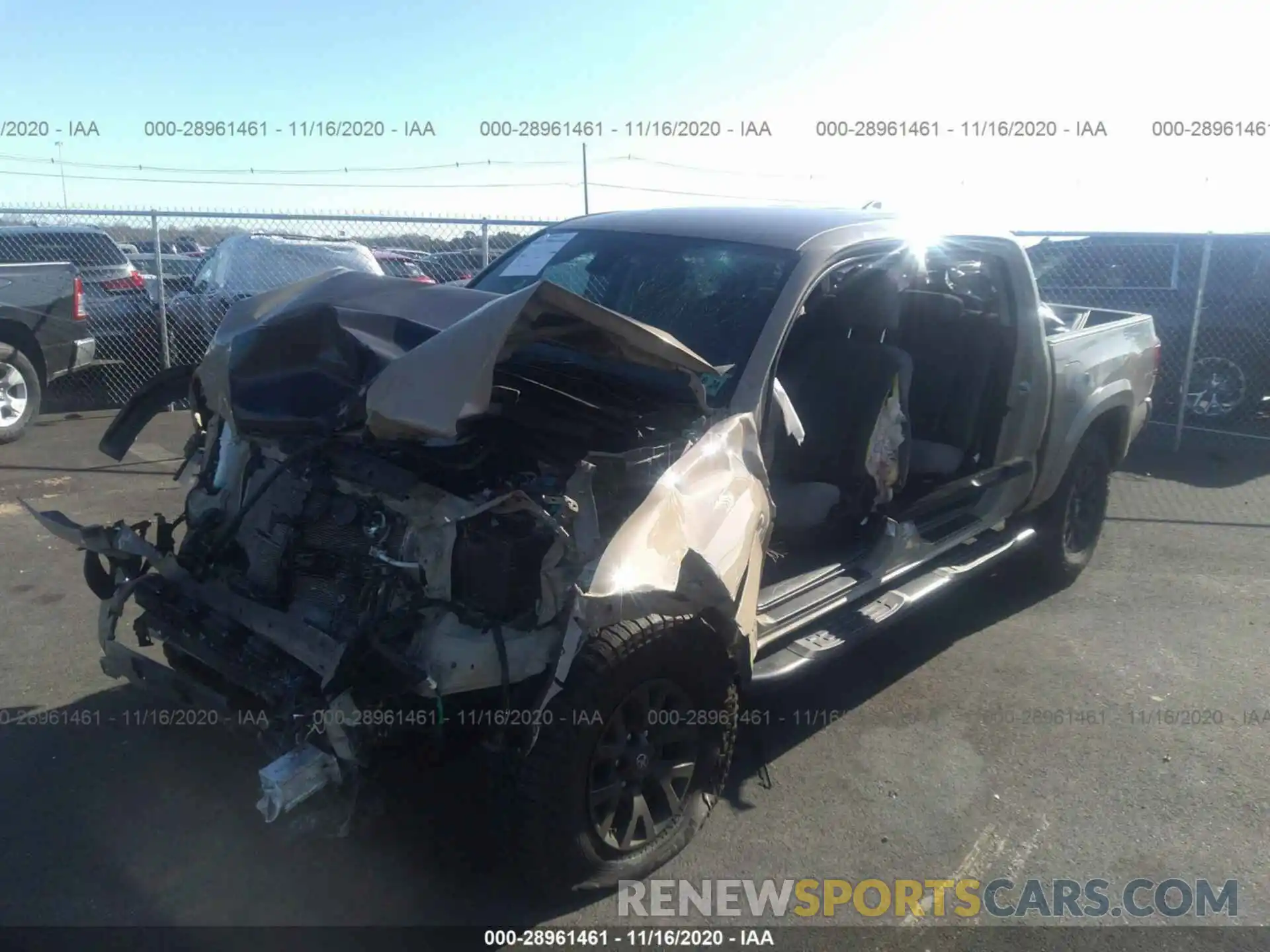 2 Photograph of a damaged car 3TMCZ5AN5KM237710 TOYOTA TACOMA 4WD 2019