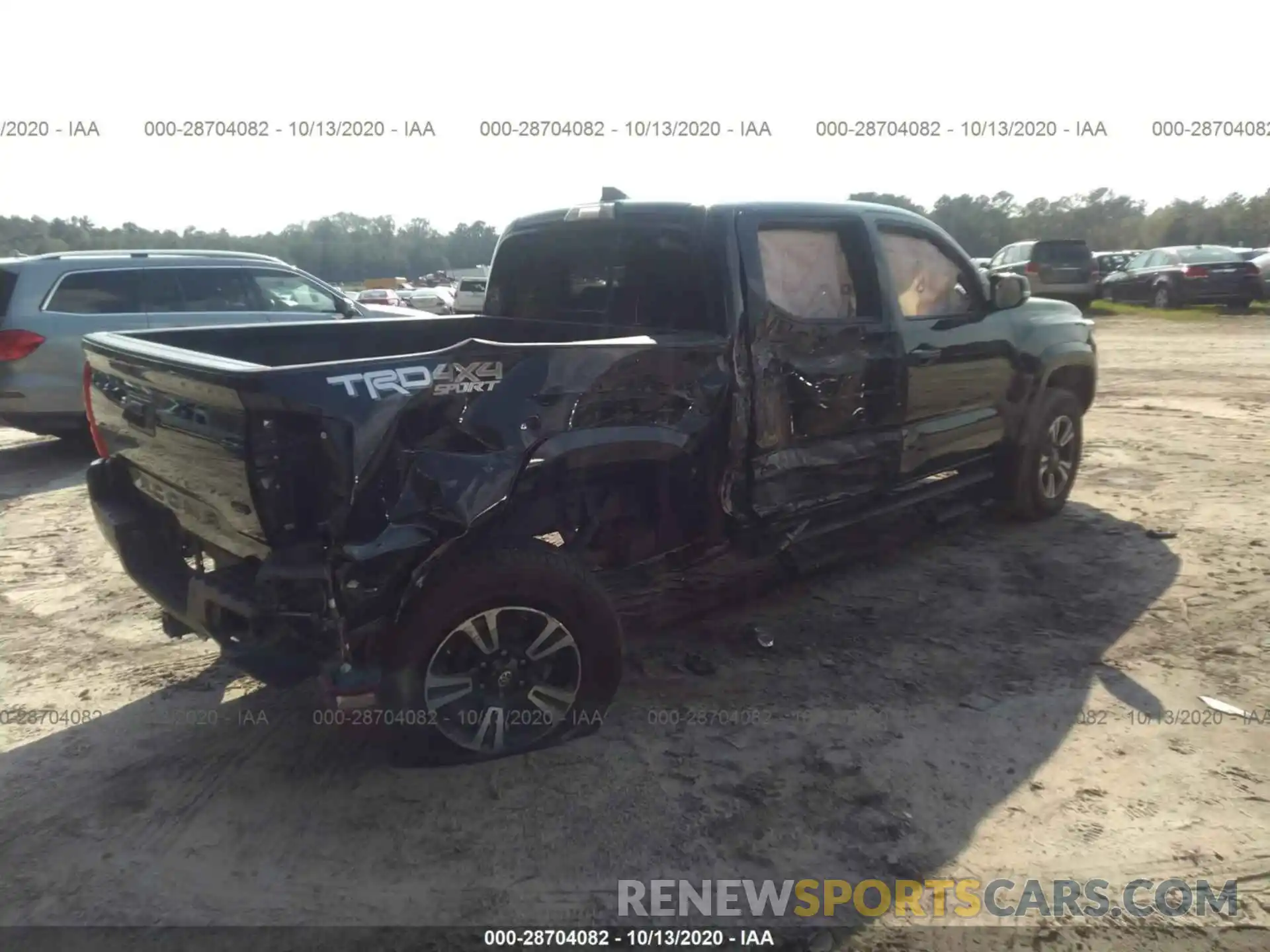 4 Photograph of a damaged car 3TMCZ5AN5KM240400 TOYOTA TACOMA 4WD 2019