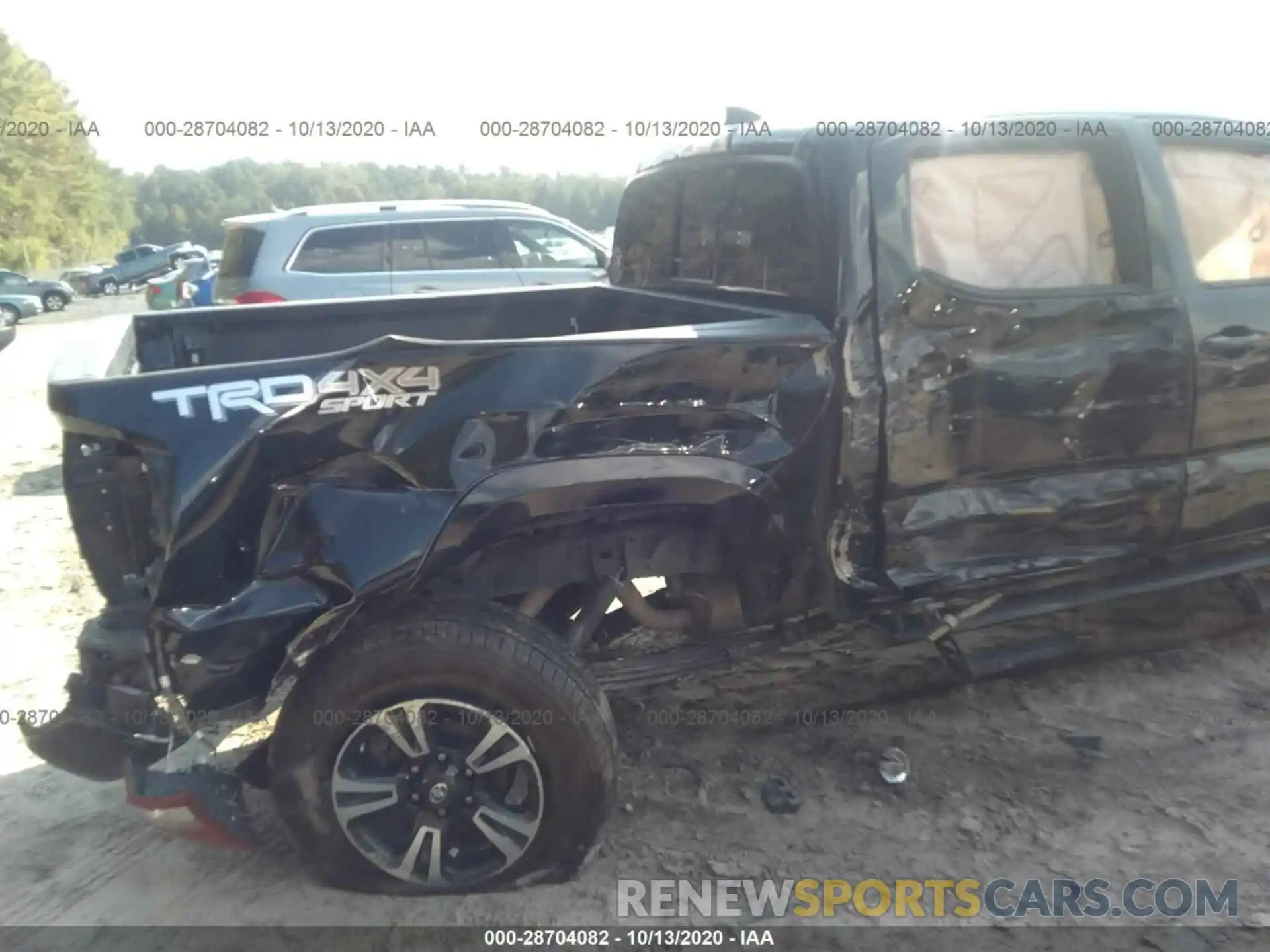 6 Photograph of a damaged car 3TMCZ5AN5KM240400 TOYOTA TACOMA 4WD 2019