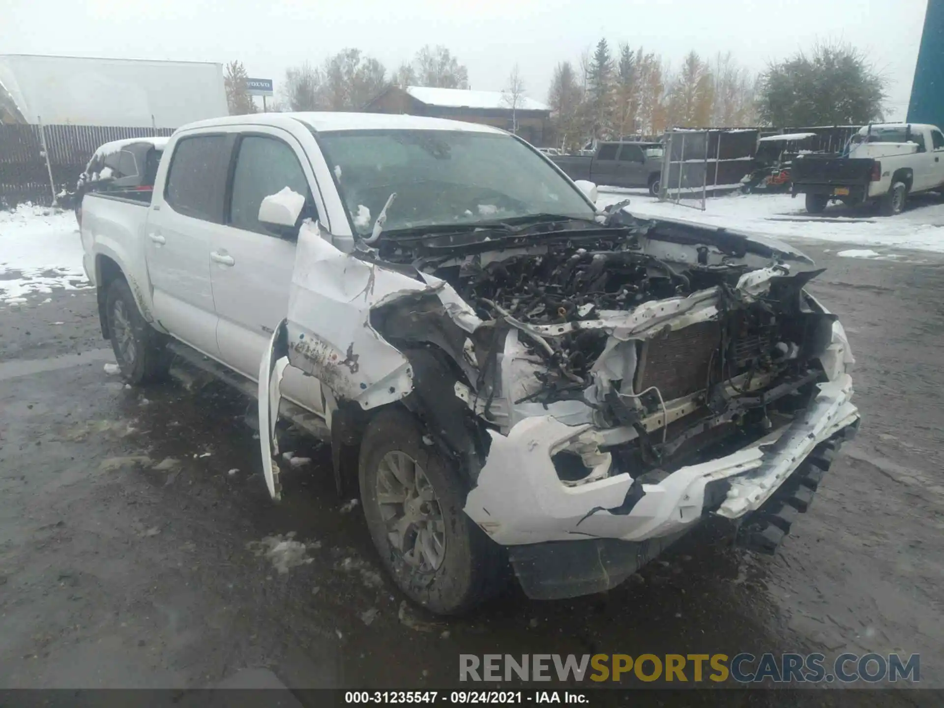 1 Photograph of a damaged car 3TMCZ5AN5KM245886 TOYOTA TACOMA 4WD 2019