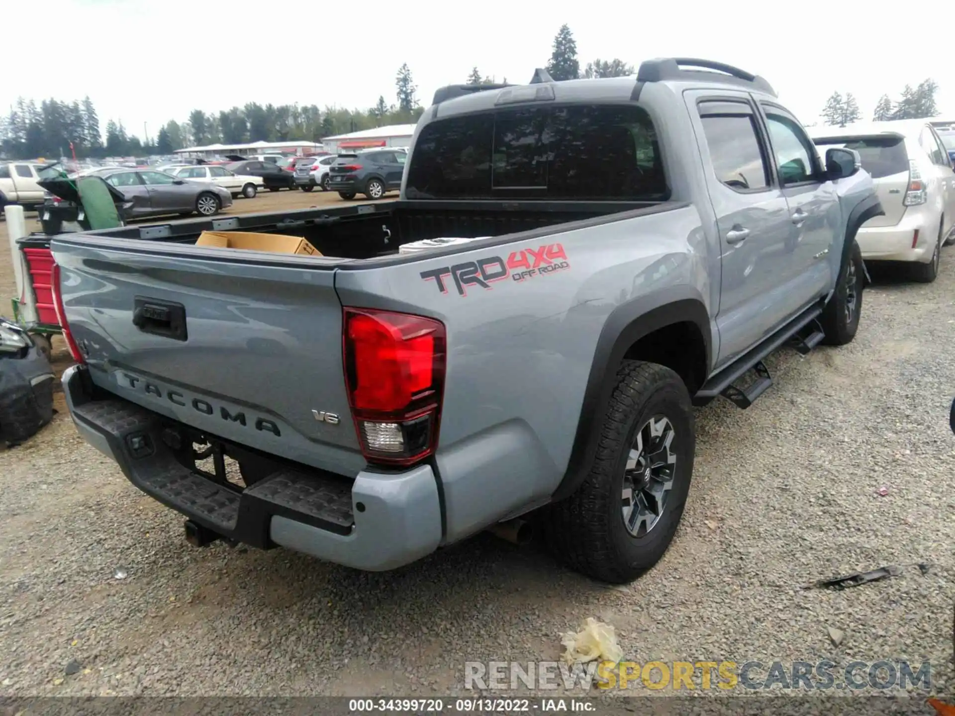 4 Фотография поврежденного автомобиля 3TMCZ5AN5KM250277 TOYOTA TACOMA 4WD 2019