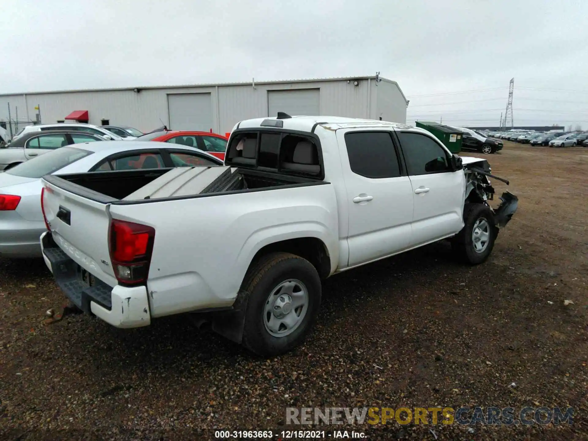 4 Photograph of a damaged car 3TMCZ5AN5KM257567 TOYOTA TACOMA 4WD 2019