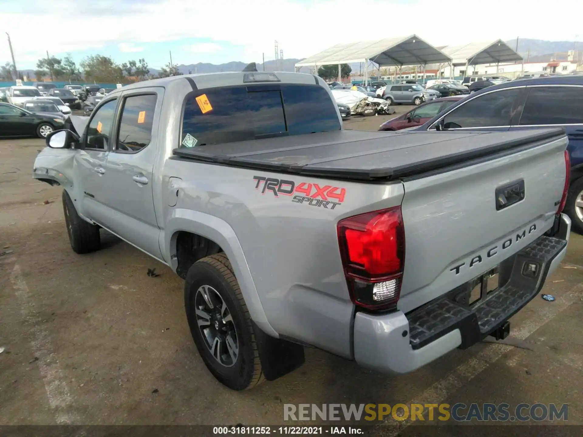 3 Photograph of a damaged car 3TMCZ5AN5KM260713 TOYOTA TACOMA 4WD 2019