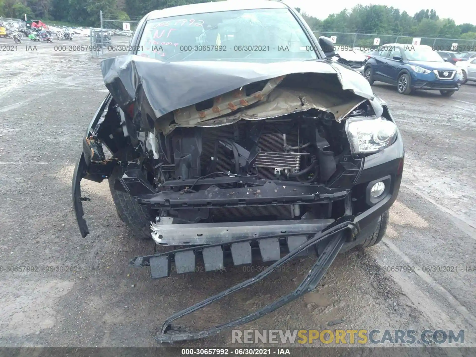 6 Photograph of a damaged car 3TMCZ5AN5KM261487 TOYOTA TACOMA 4WD 2019