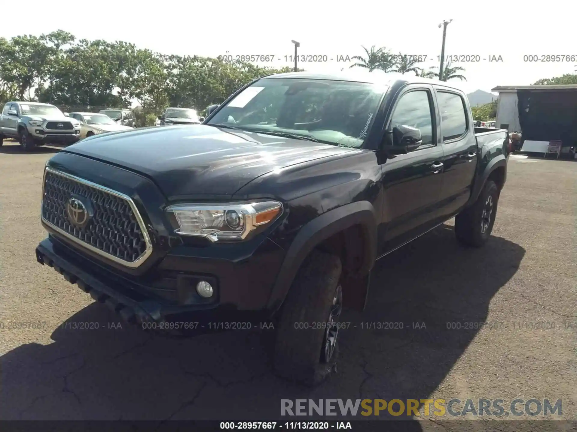 2 Photograph of a damaged car 3TMCZ5AN5KM264339 TOYOTA TACOMA 4WD 2019