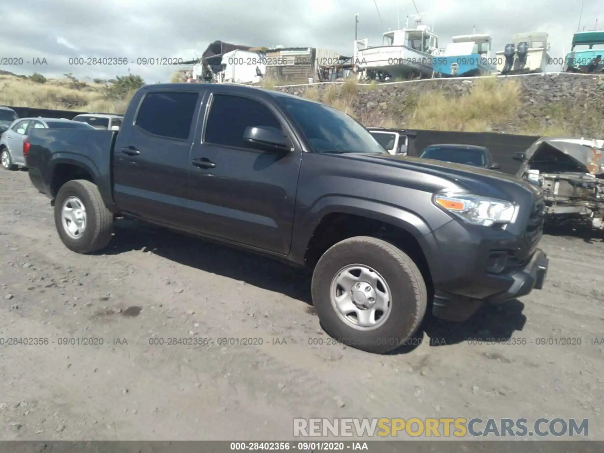 1 Photograph of a damaged car 3TMCZ5AN5KM267743 TOYOTA TACOMA 4WD 2019