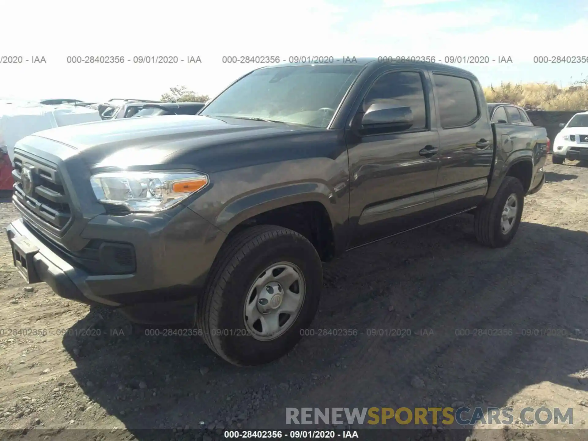 2 Photograph of a damaged car 3TMCZ5AN5KM267743 TOYOTA TACOMA 4WD 2019