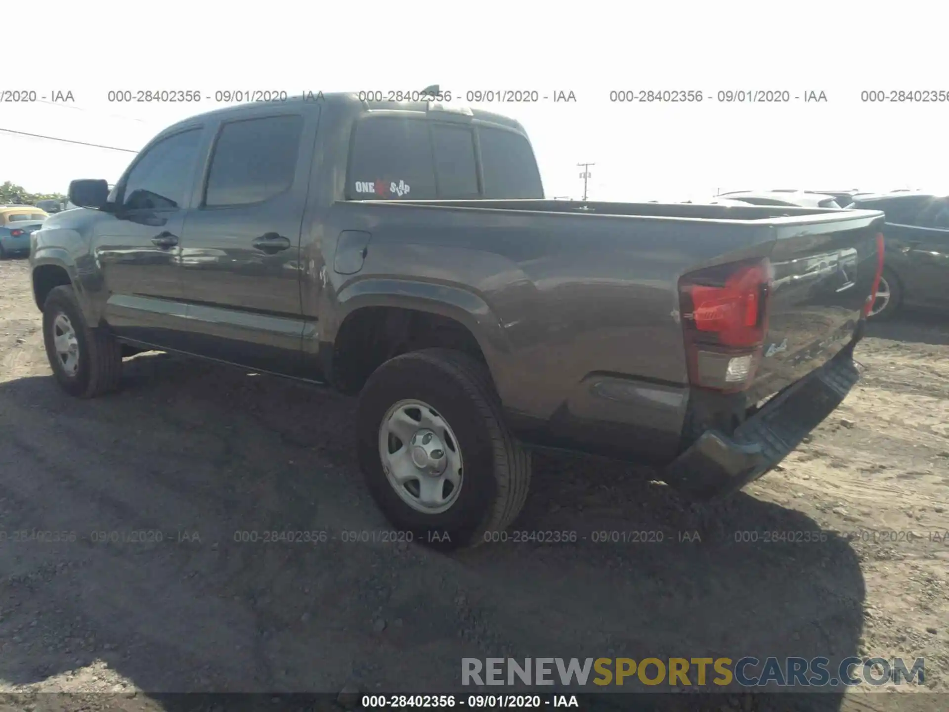 3 Photograph of a damaged car 3TMCZ5AN5KM267743 TOYOTA TACOMA 4WD 2019