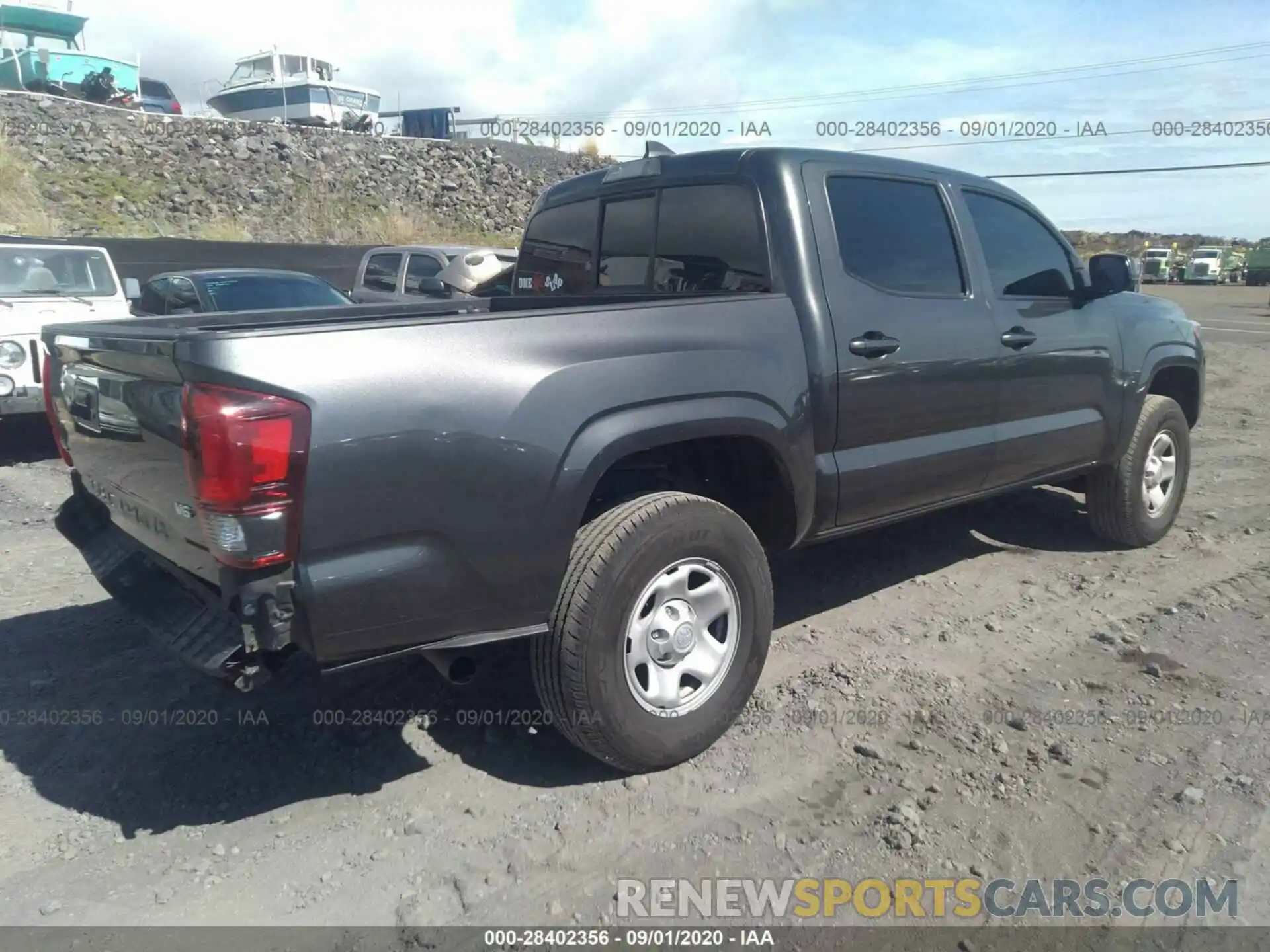 4 Photograph of a damaged car 3TMCZ5AN5KM267743 TOYOTA TACOMA 4WD 2019