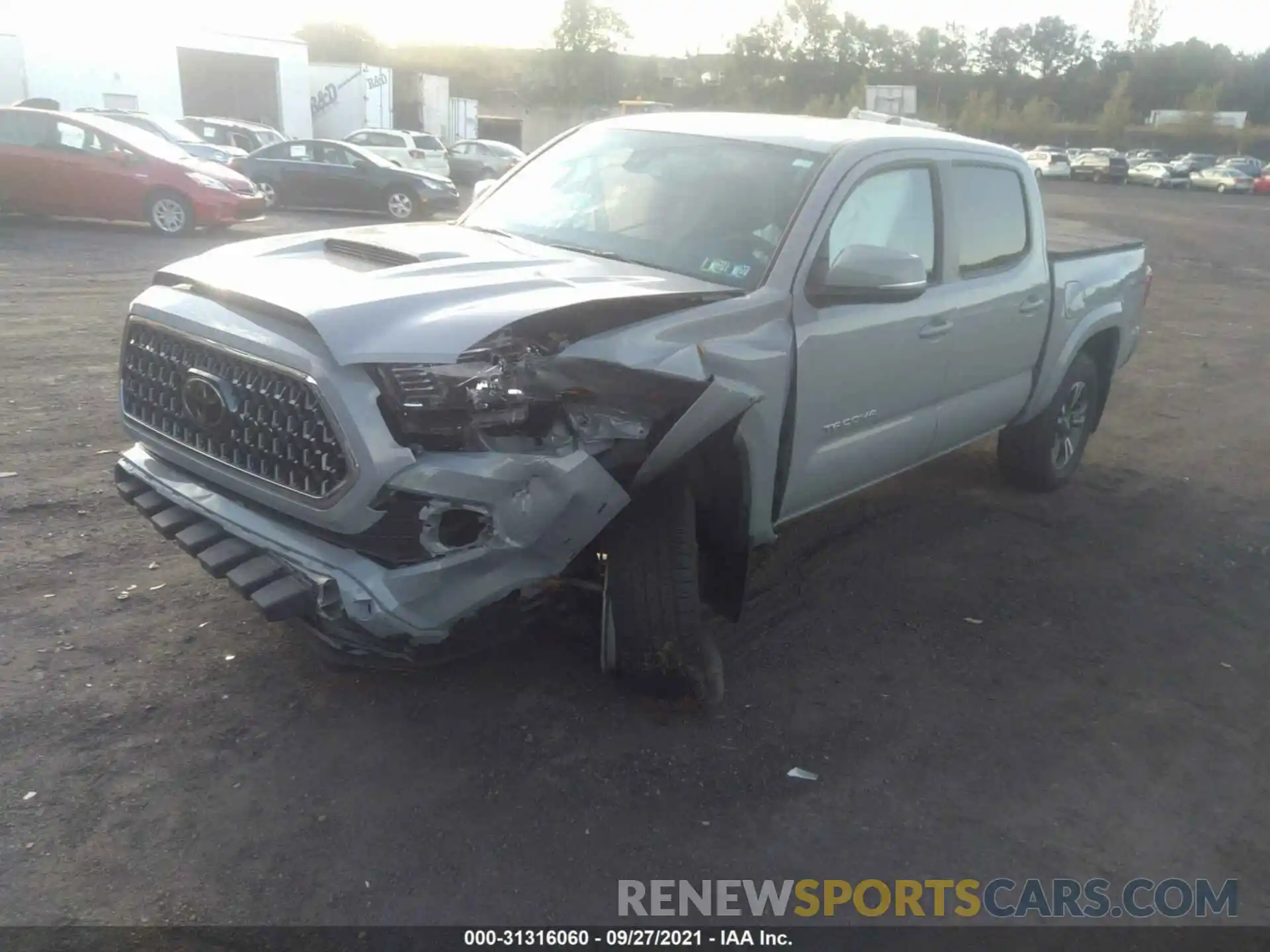 2 Photograph of a damaged car 3TMCZ5AN5KM268679 TOYOTA TACOMA 4WD 2019