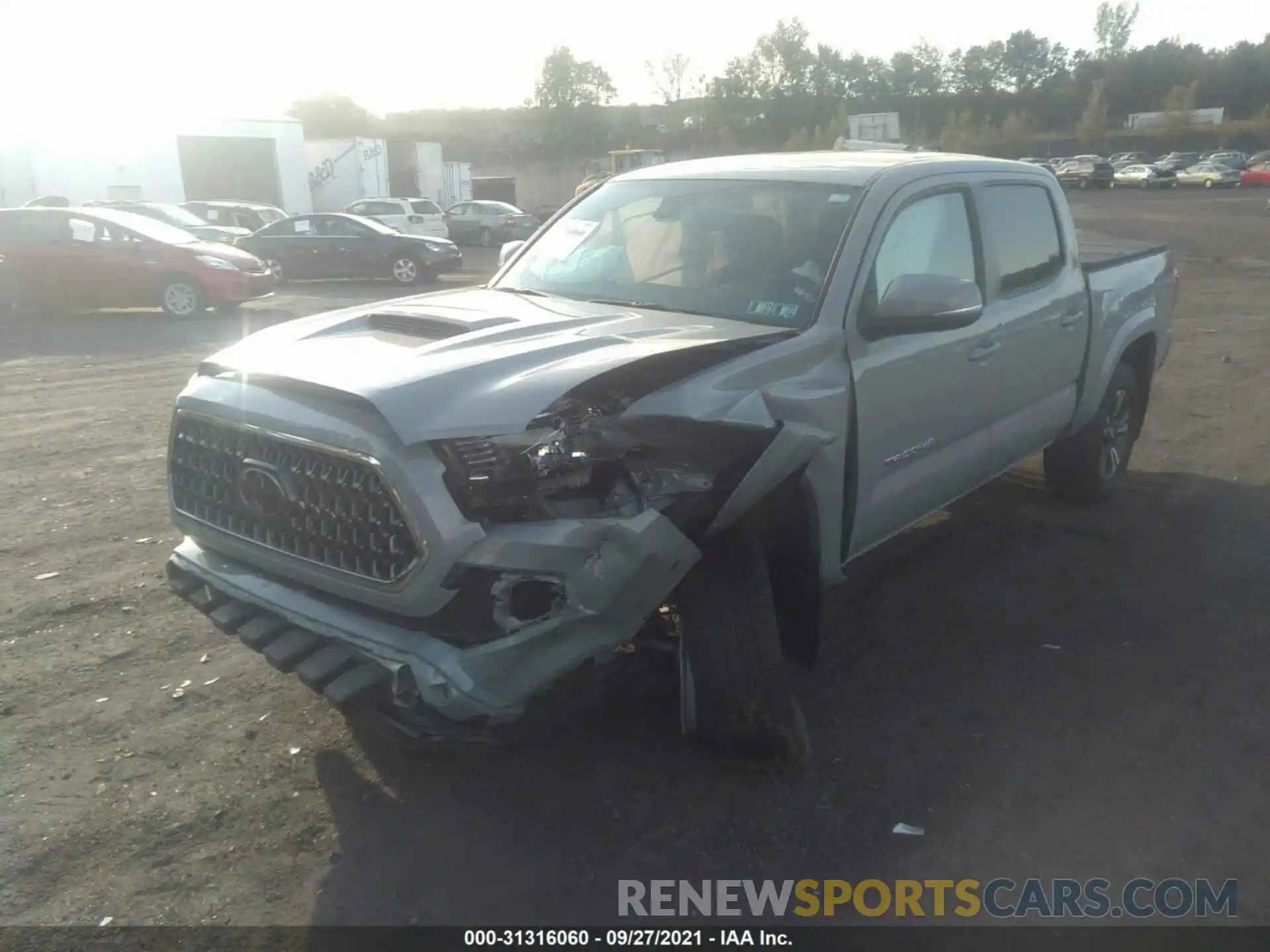 6 Photograph of a damaged car 3TMCZ5AN5KM268679 TOYOTA TACOMA 4WD 2019