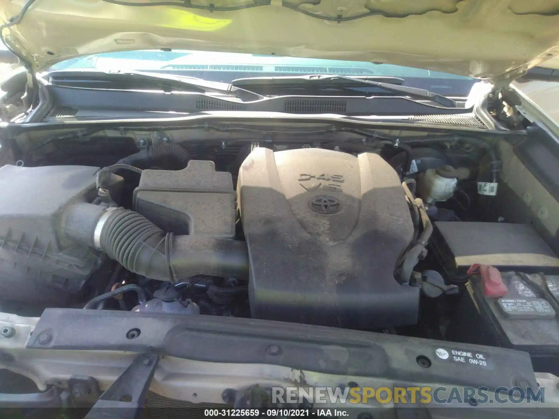 10 Photograph of a damaged car 3TMCZ5AN5KM273770 TOYOTA TACOMA 4WD 2019