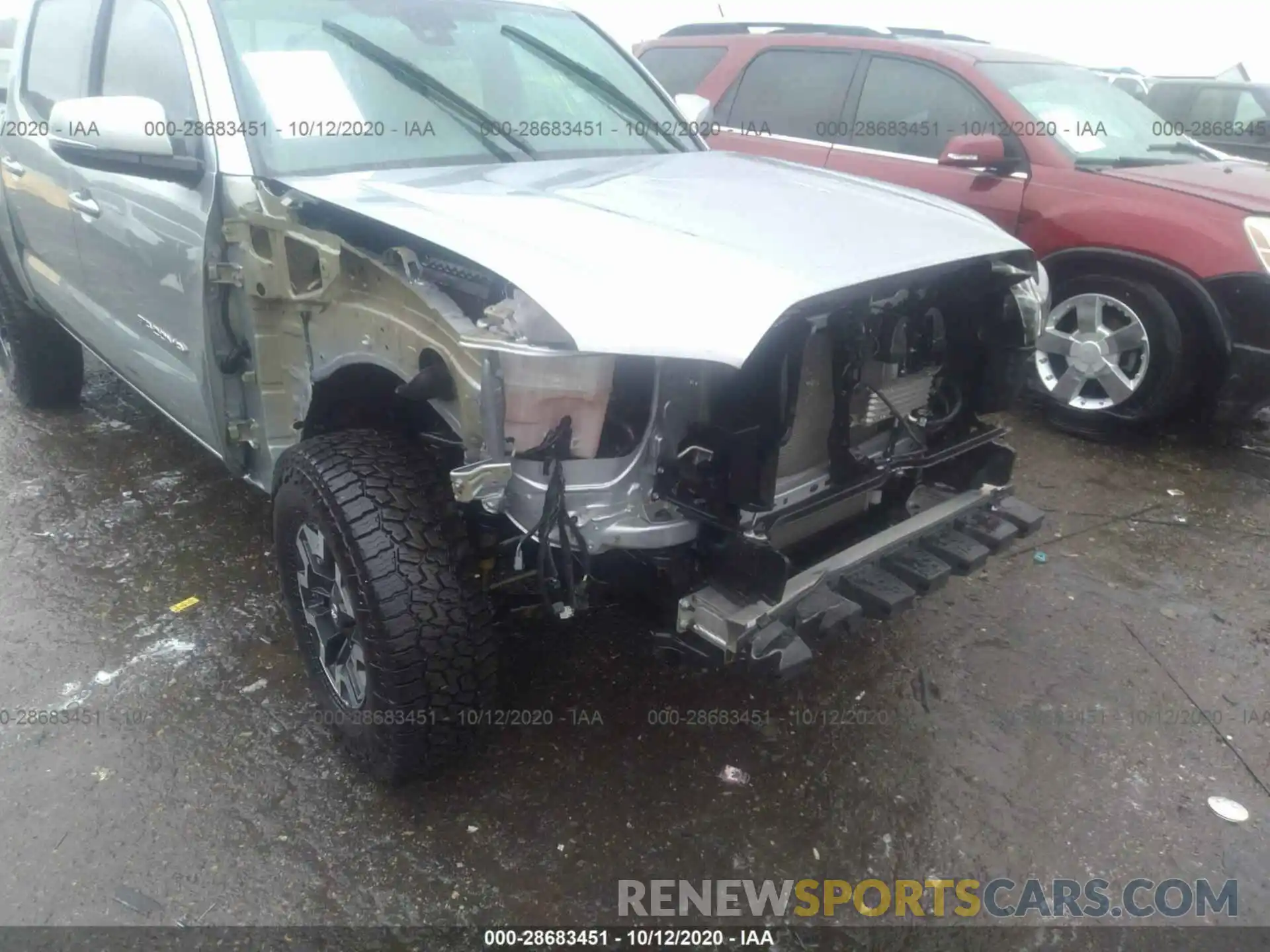 6 Photograph of a damaged car 3TMCZ5AN5KM275809 TOYOTA TACOMA 4WD 2019