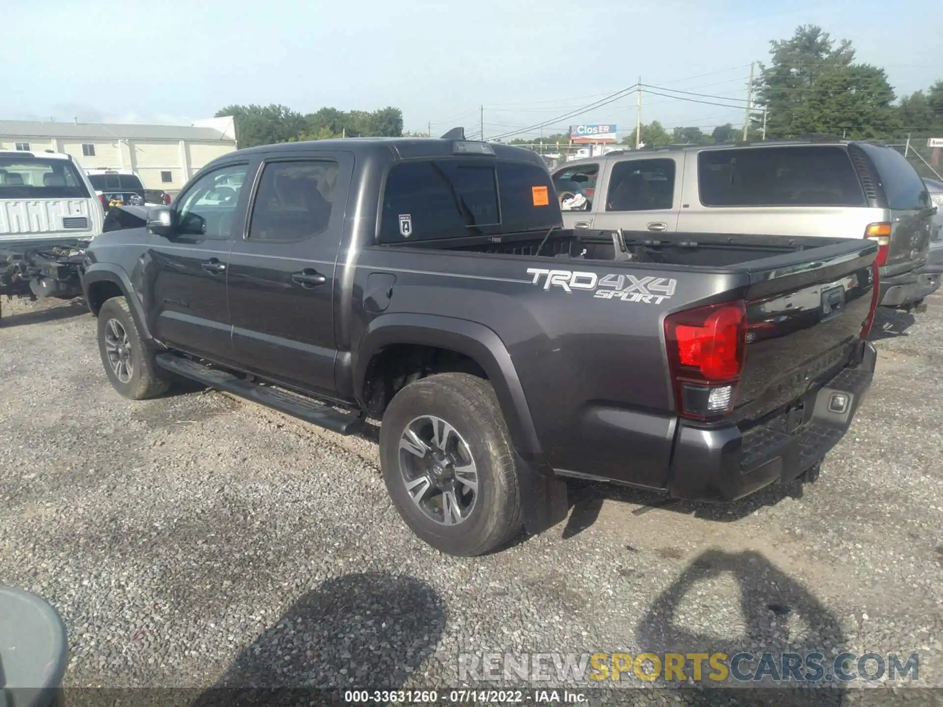 3 Photograph of a damaged car 3TMCZ5AN5KM276555 TOYOTA TACOMA 4WD 2019